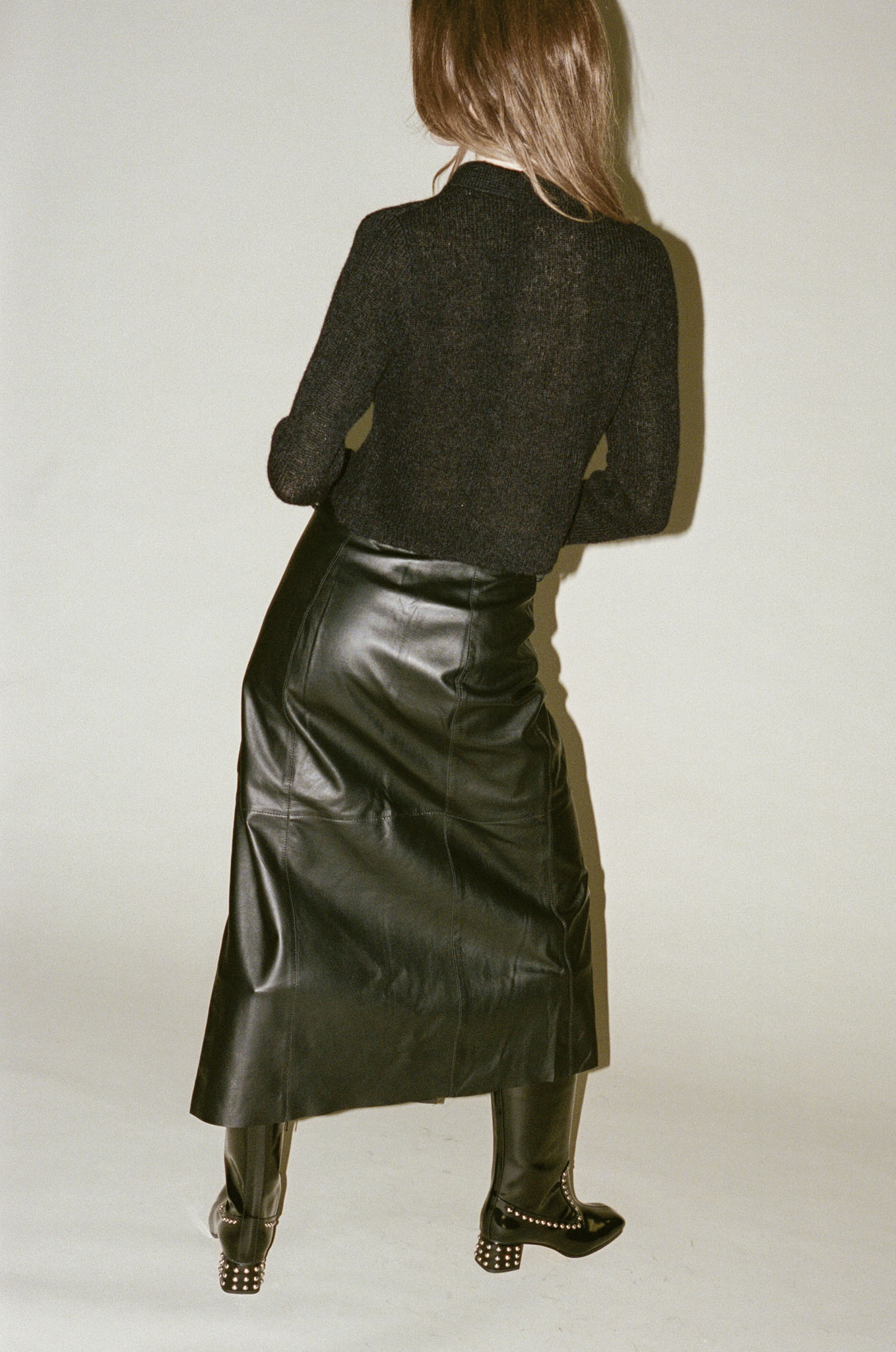 Our Legacy Leather Sarong in Black