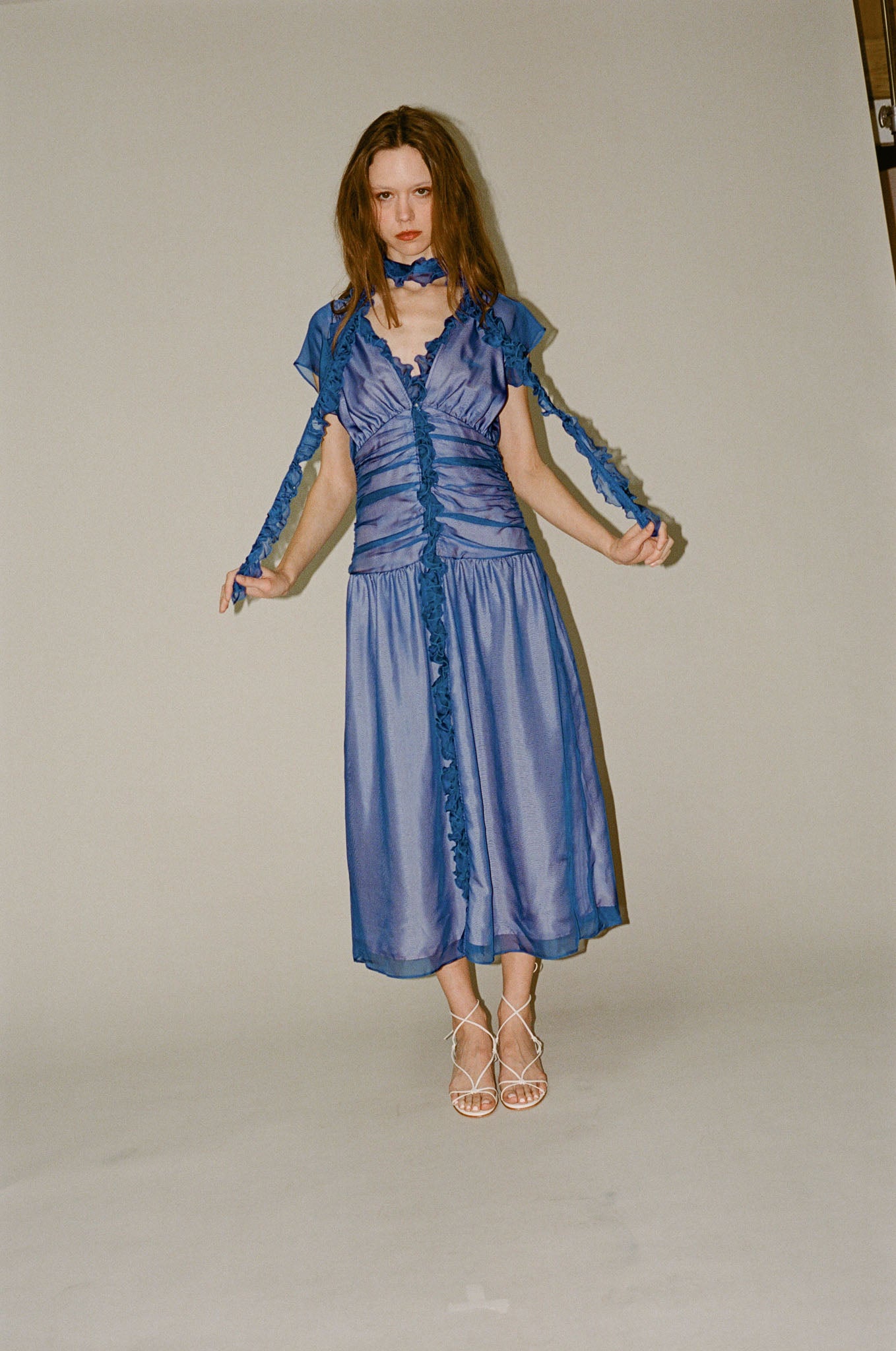 Saks Potts Blaire Dress in Deep Blue