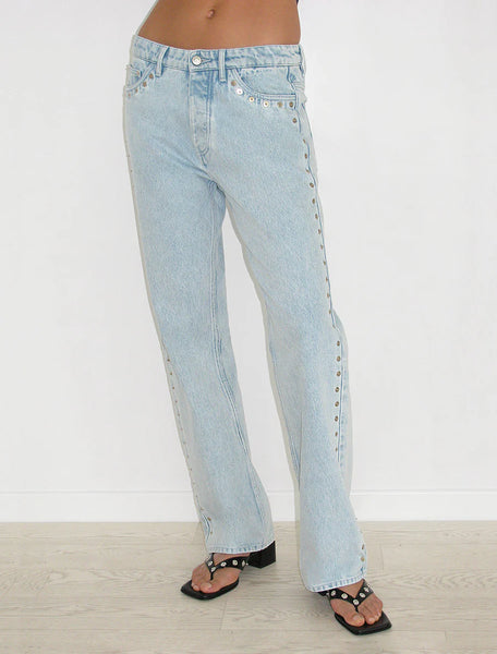 Paloma Wool Crowd Jeans in Light Denim