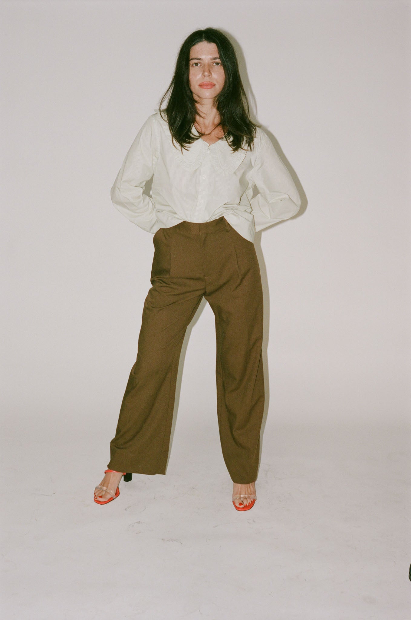 No.6 Kent Pant in Coffee