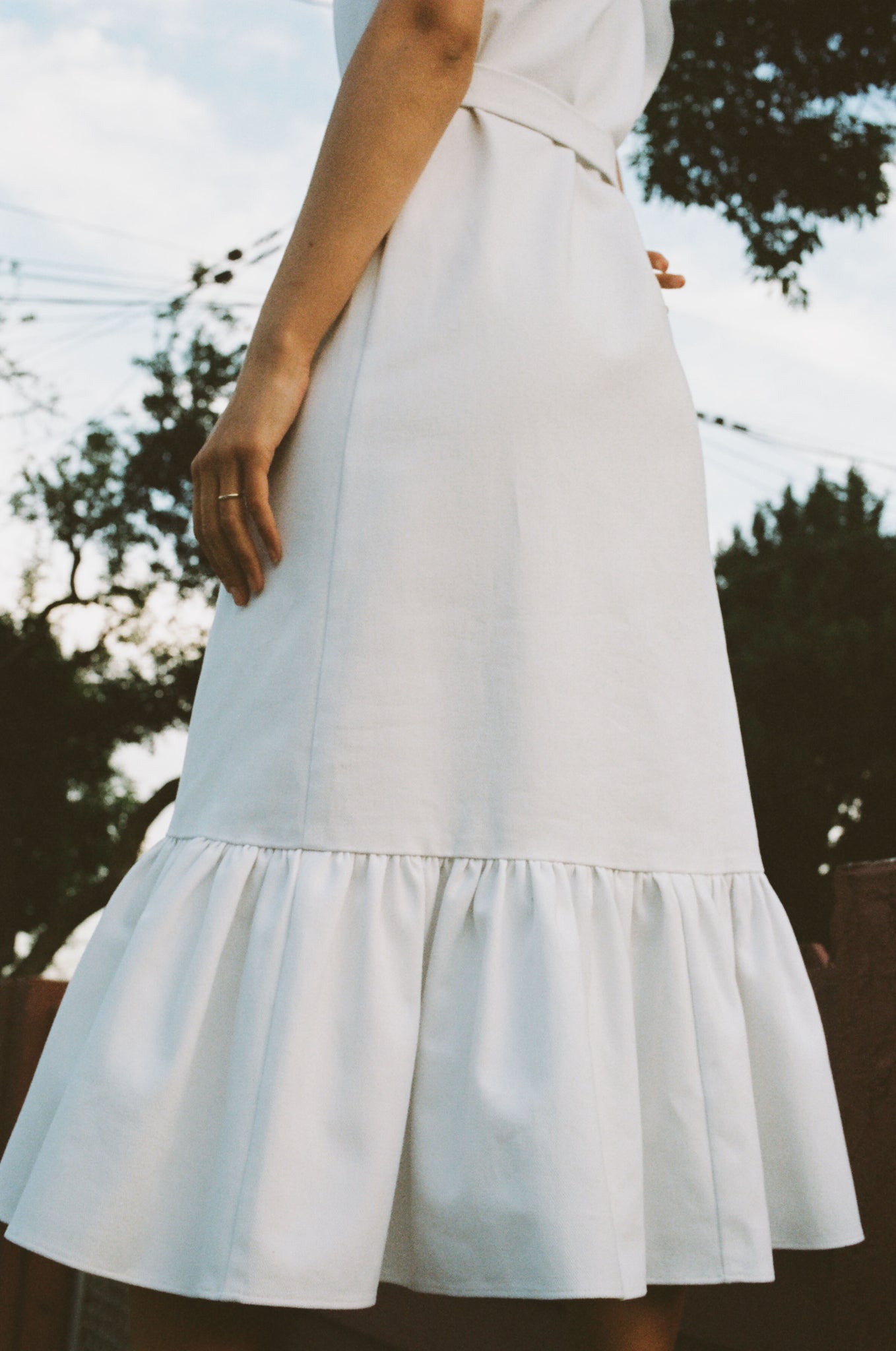 No.6 Aiden Dress in White