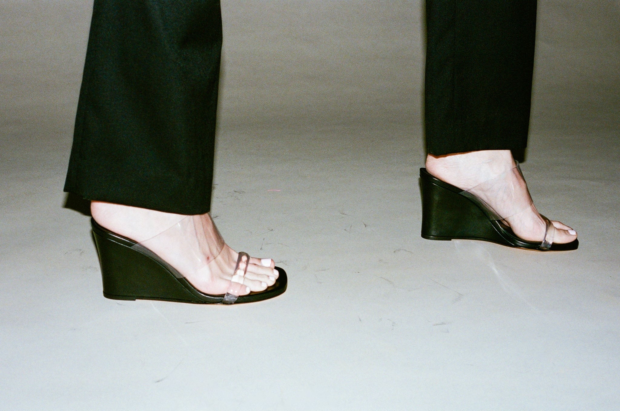 Maryam Nassir Zadeh Olympia Wedge in Black | NONNA