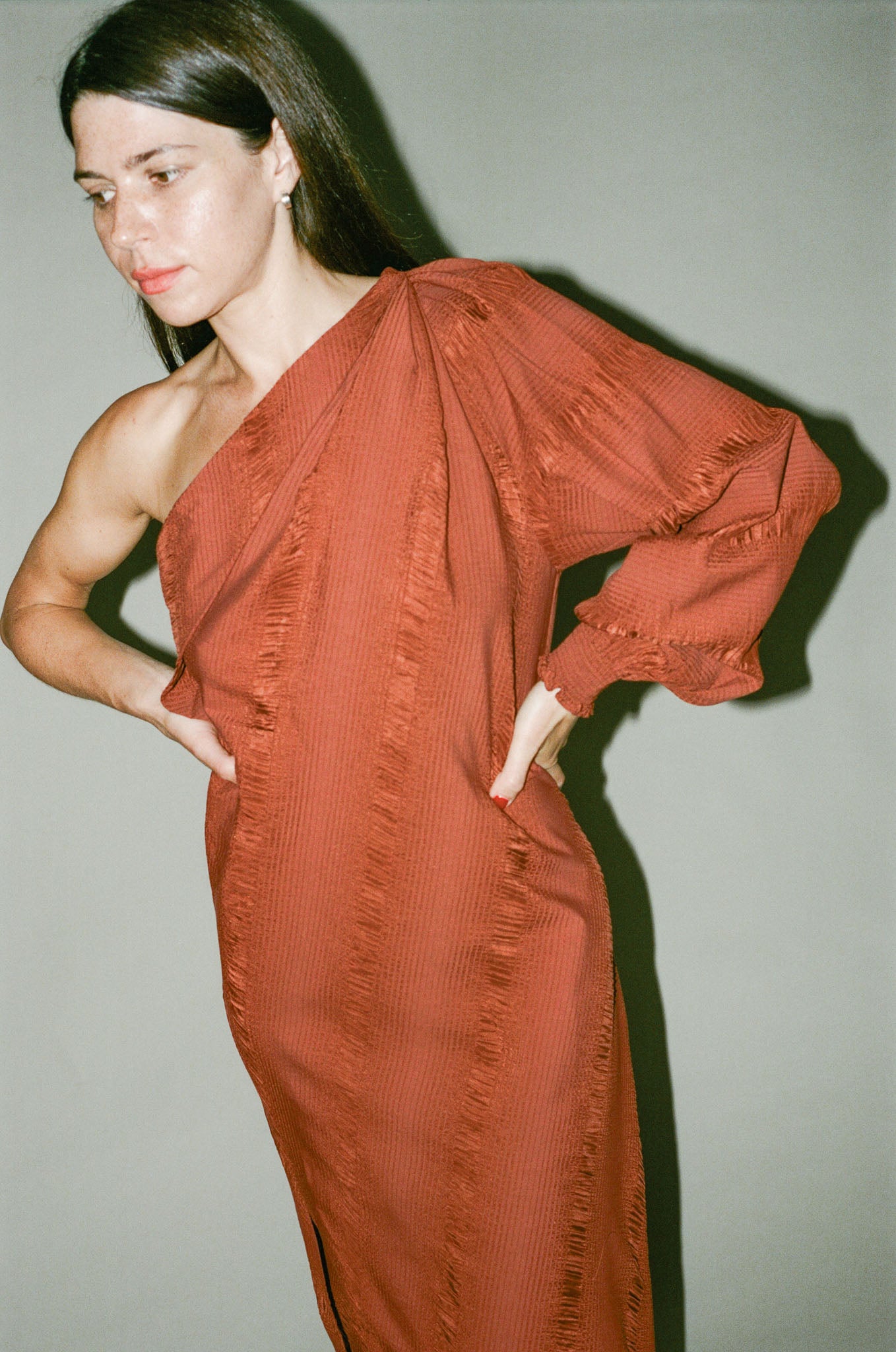 Rachel Comey Keeley Dress in Terracotta