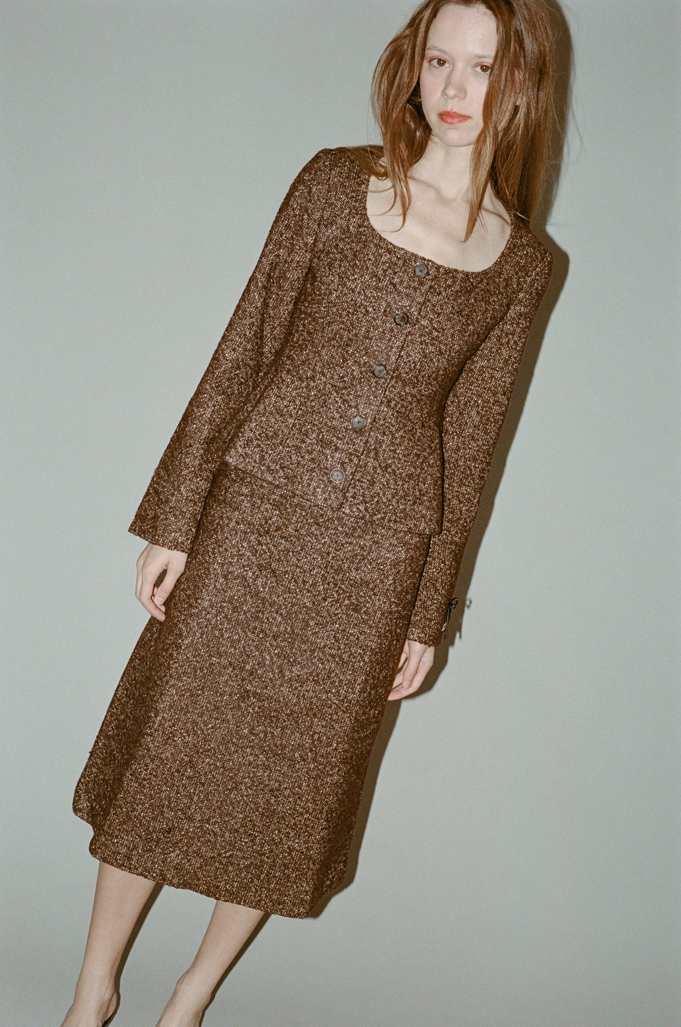 Sandy Liang Grappa Jacket in Espresso | NONNA Sandy Liang Grappa Jacket in Espresso | NONNA