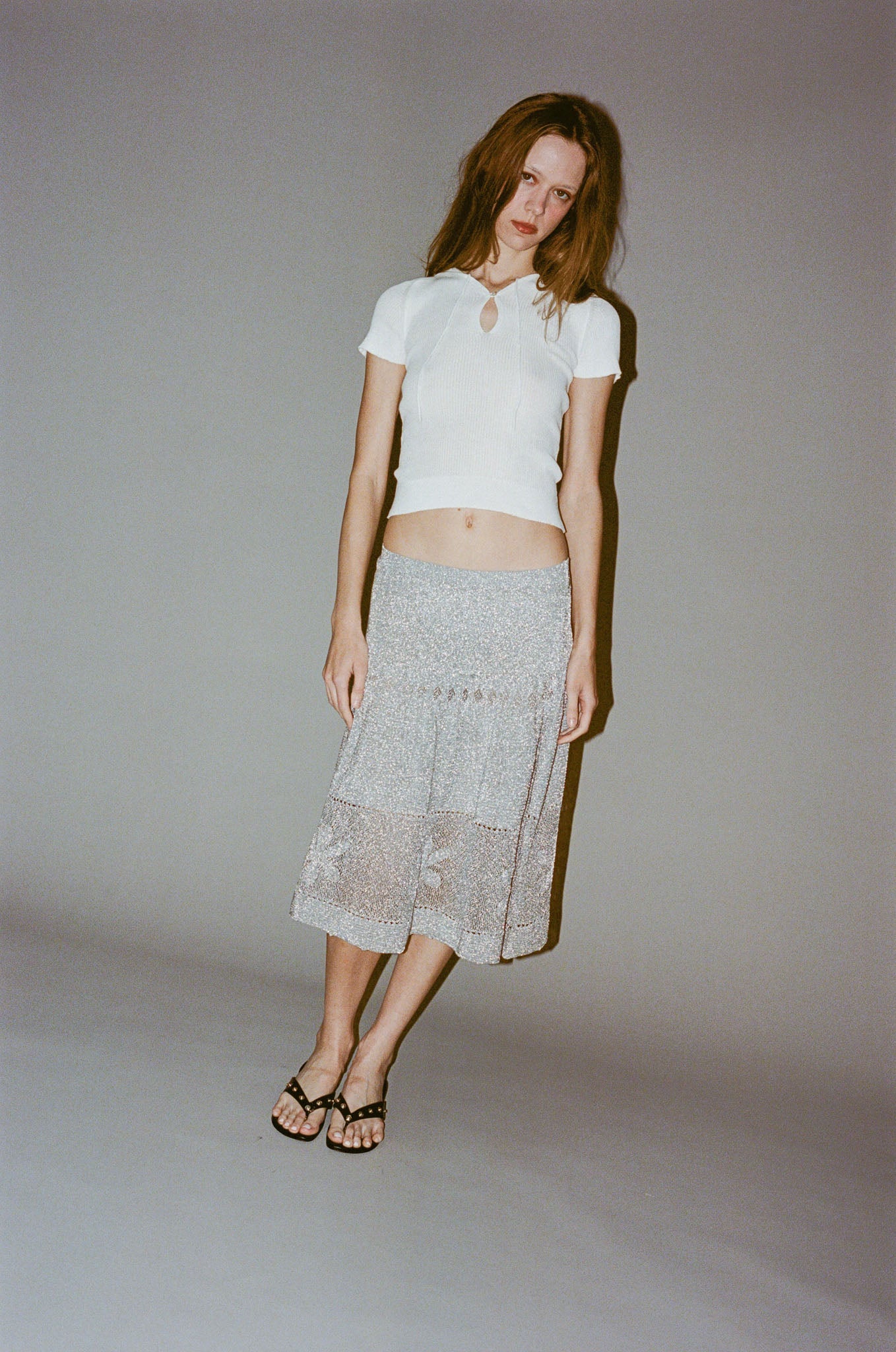Paloma Wool Volga Skirt in Silver