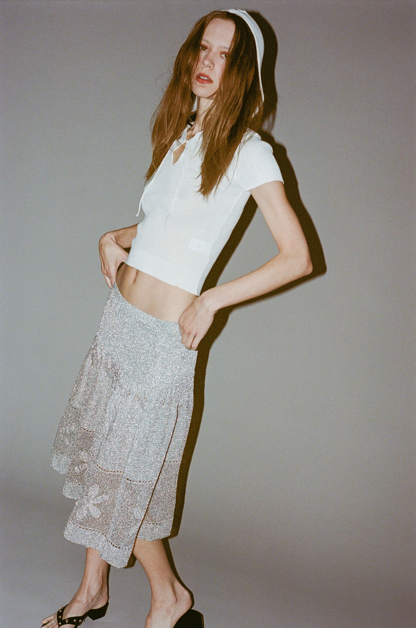 Paloma Wool Volga Skirt in Silver