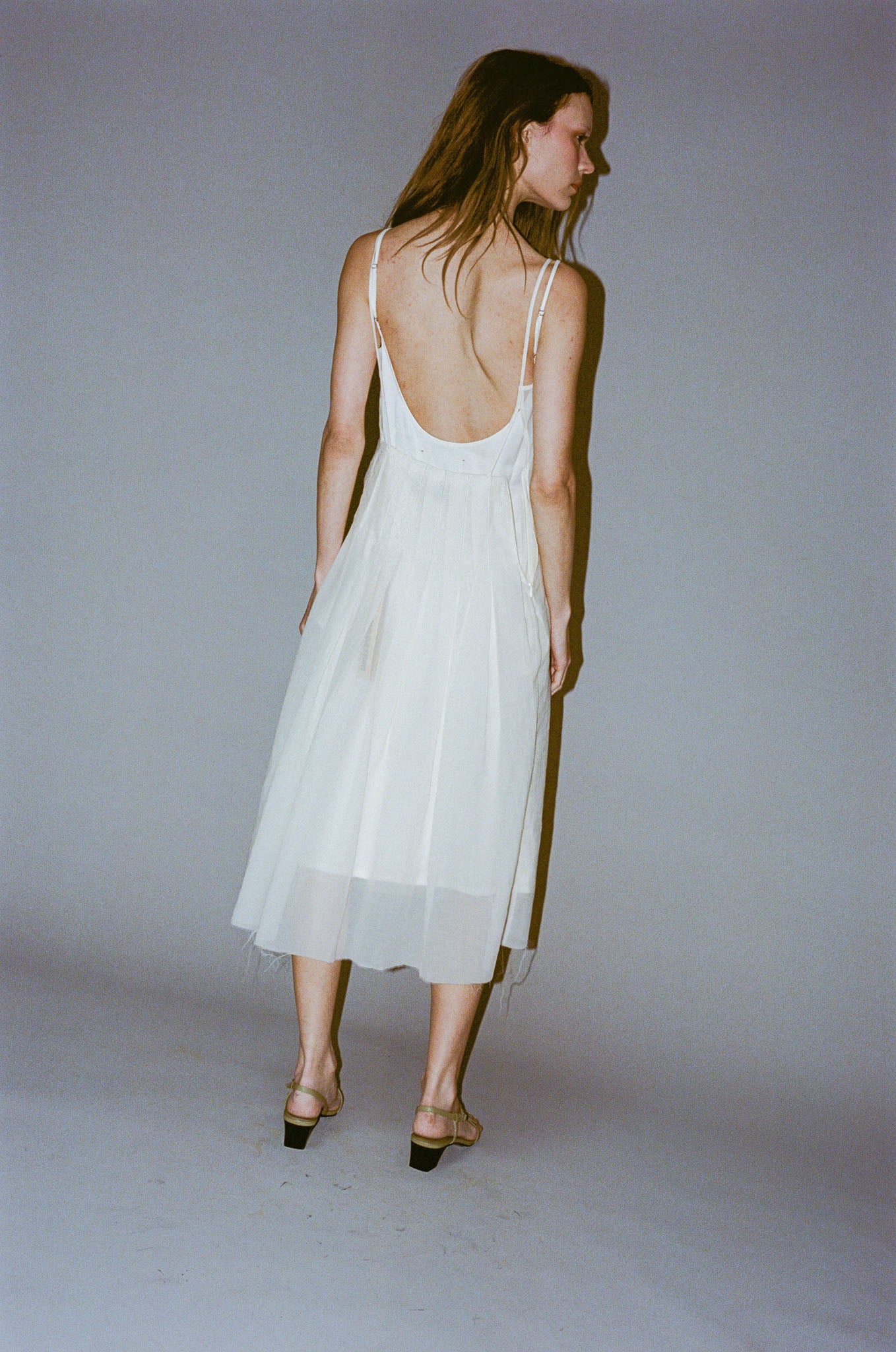 UNISECON Brylin Dress in White