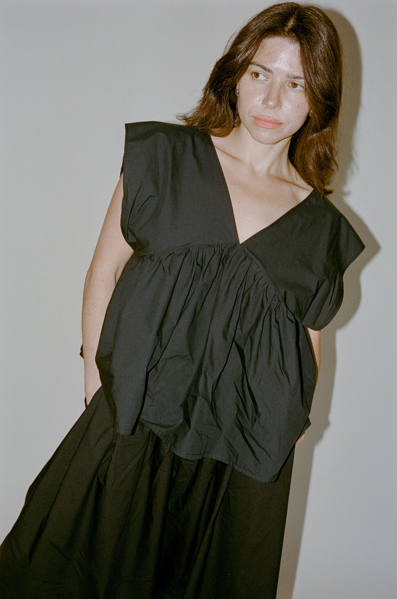 トップス BASERANGE CABLE TOP Baserange Cable Top in Black | NONNA