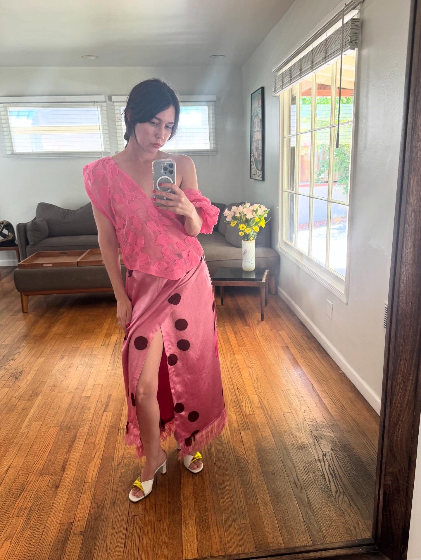 Tigra Tigra Rucha Top in Khadi Pink