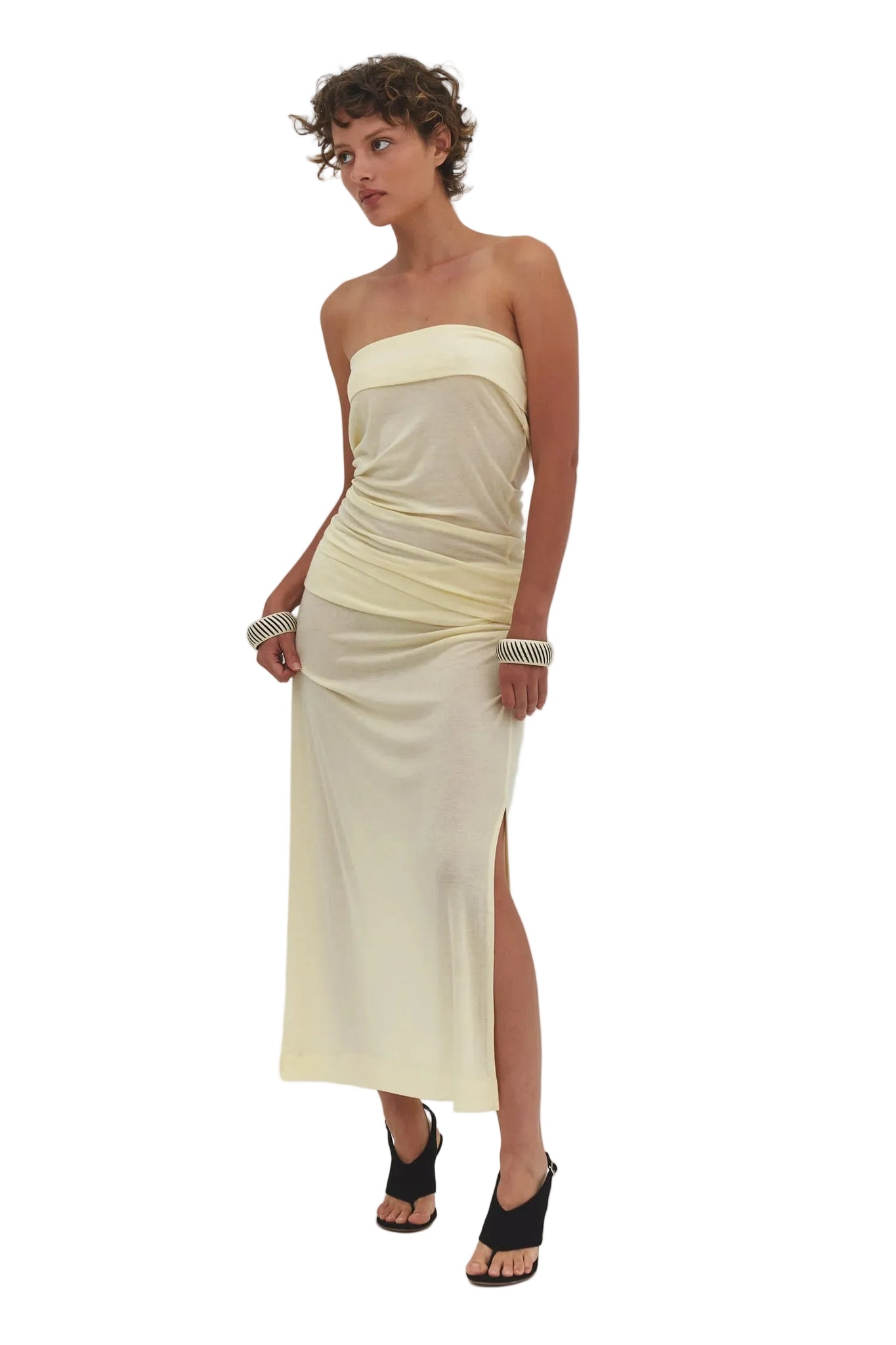 Find Me Now Nara Tube Top in Butter