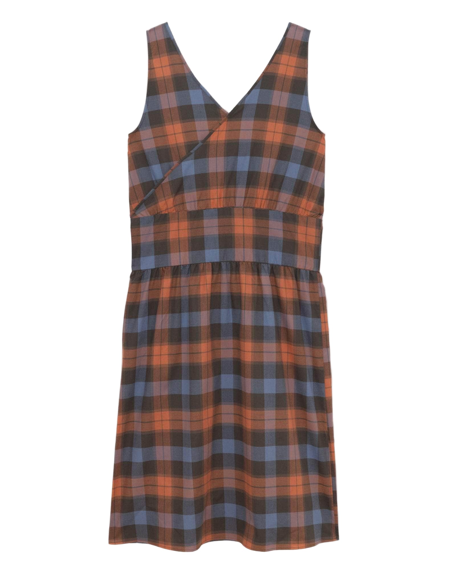 Baserange Garlin Dress in Frame Plaid