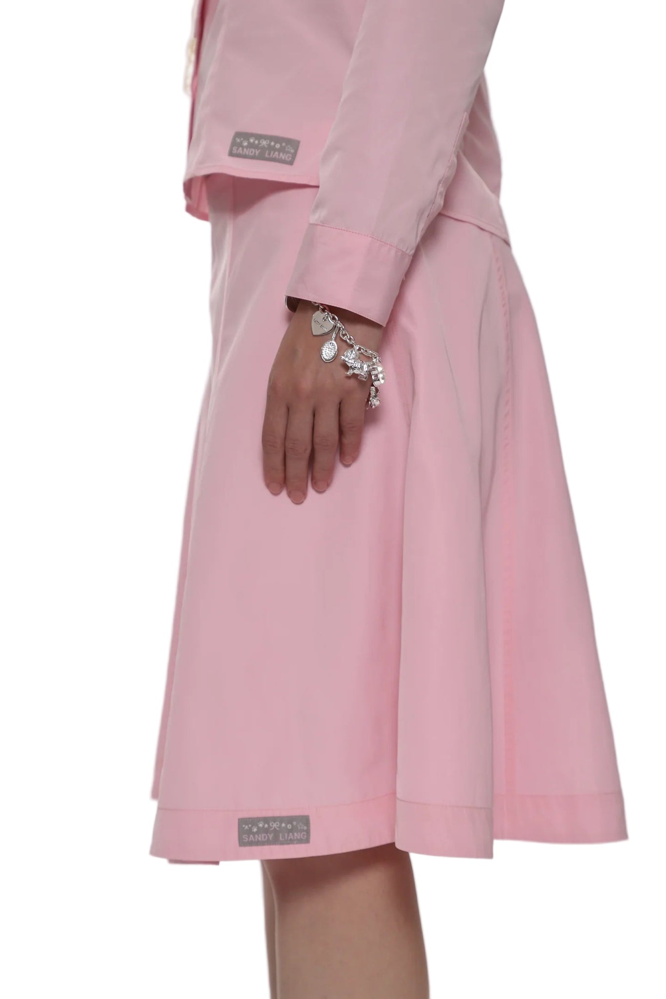 Sandy Liang Constance Skirt in Pink
