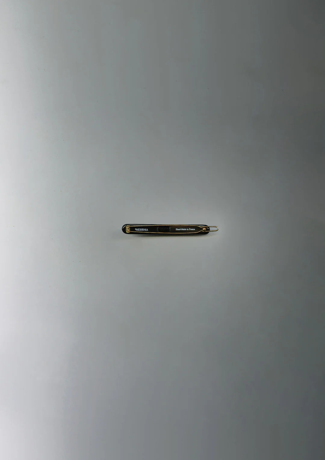 Merrma Earth Slim Barrette in Jet Black