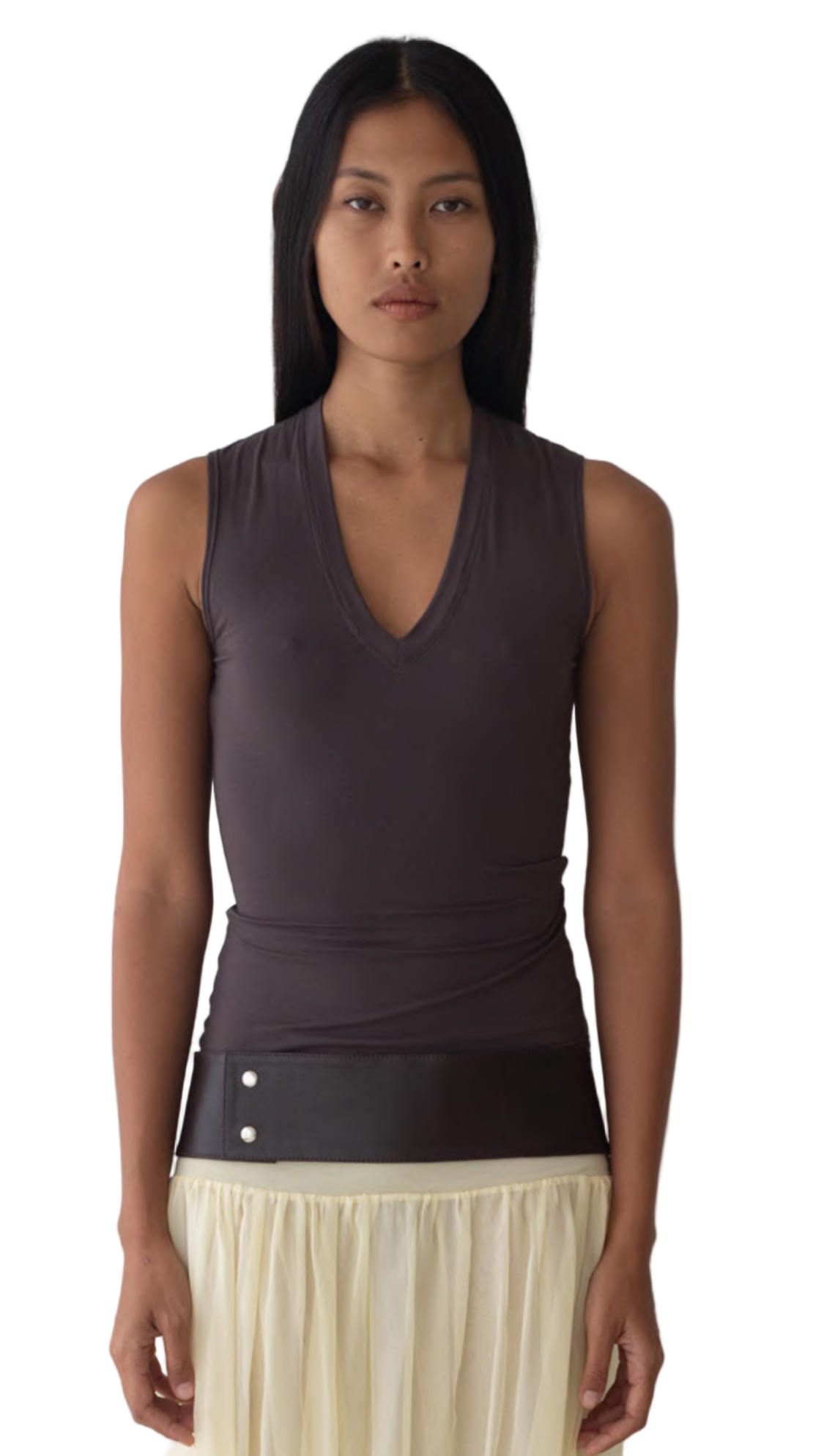 BELLE ANNA Glimmer Belt in Wood