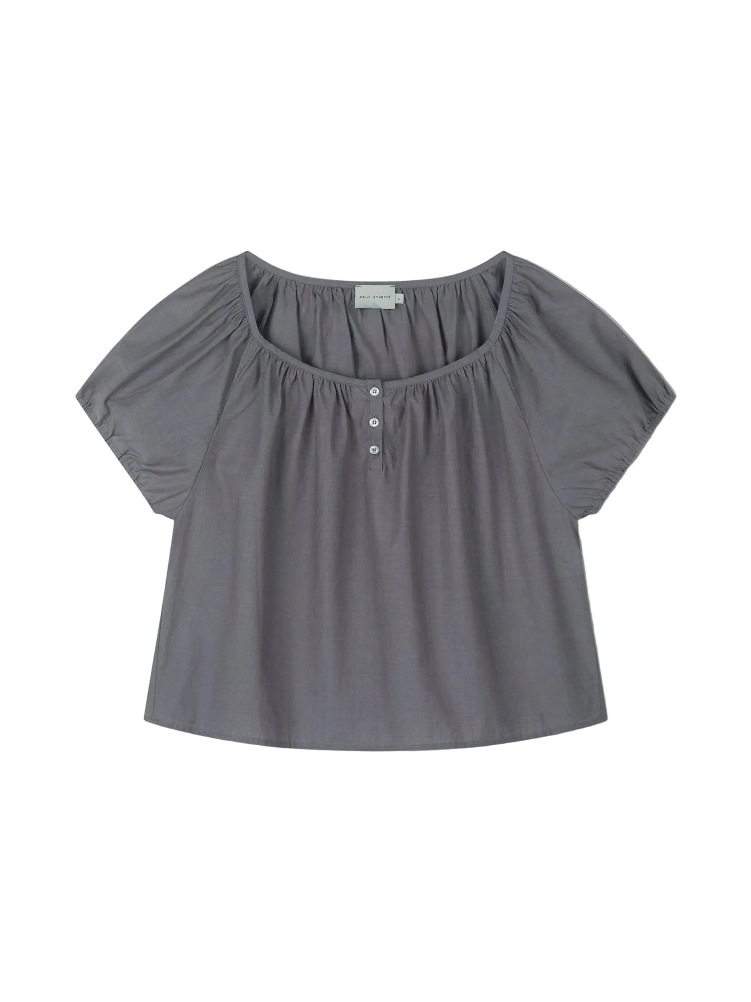 Deiji Studios Poplin Shirt in Currant