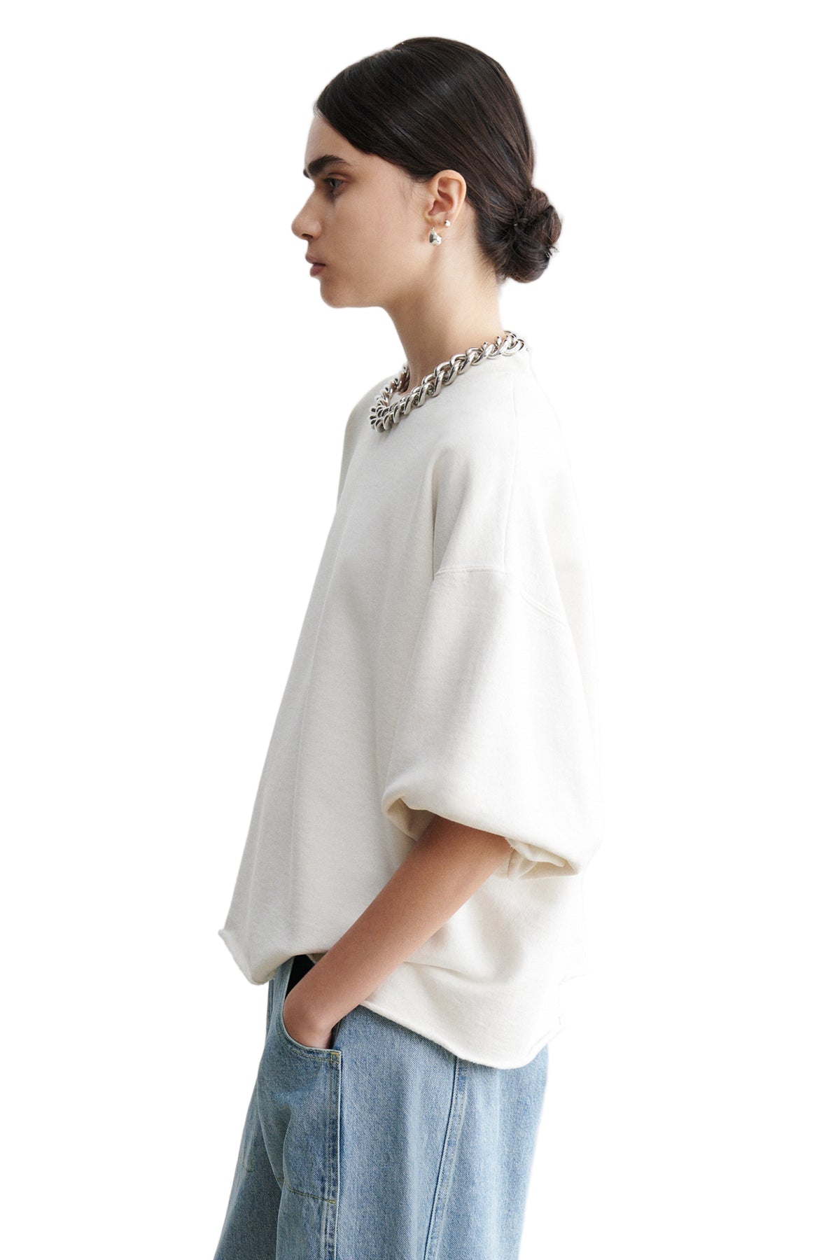 Rachel Comey Fond Sweatshirt in Dirty White