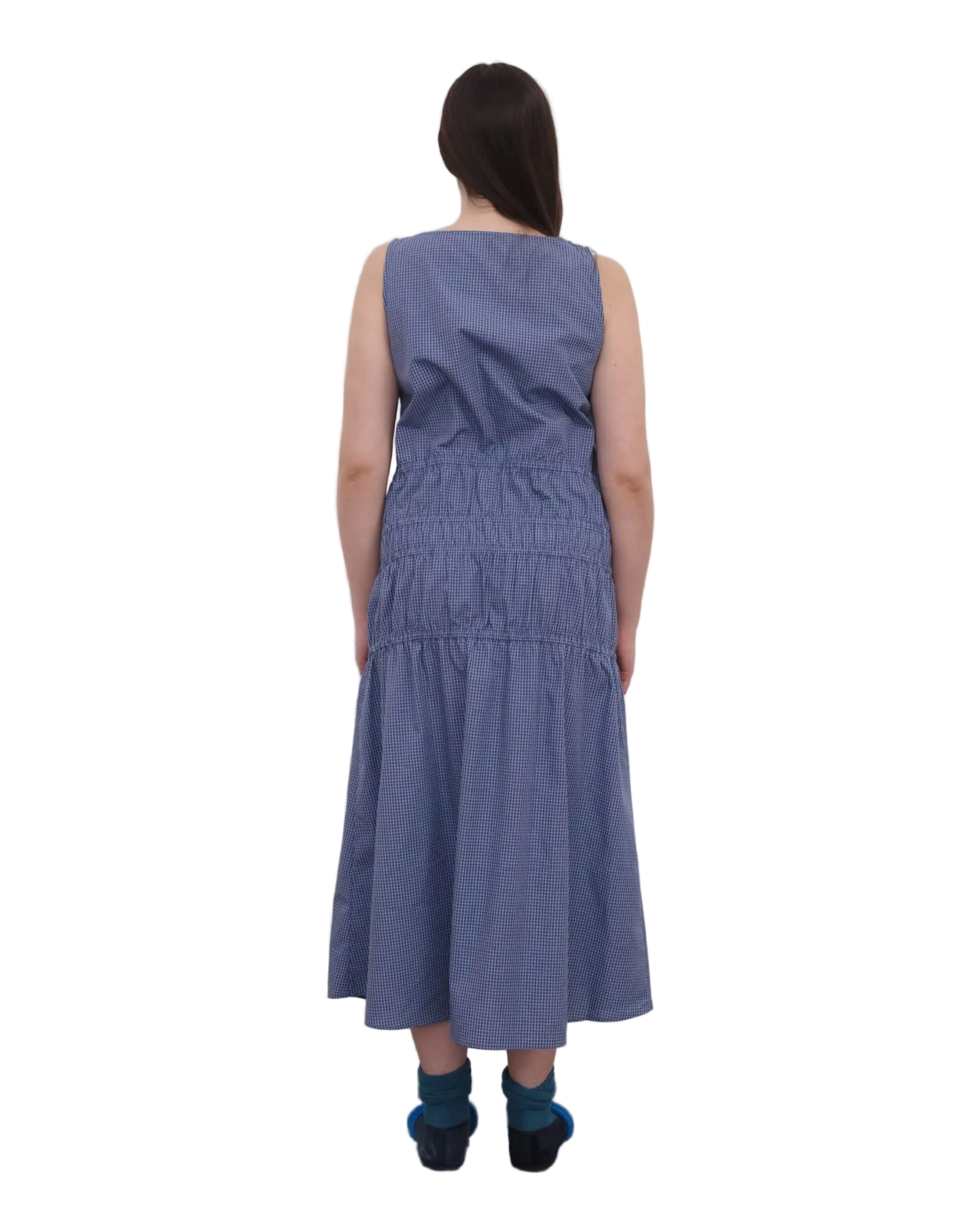 Baserange Rezi Dress in Ace Check