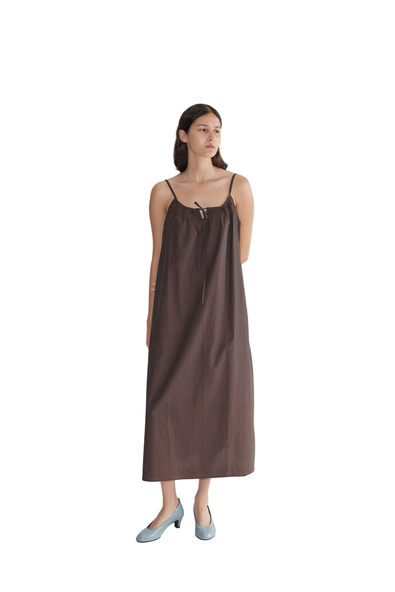 Deiji Studios Light Maxi Dress in Toast