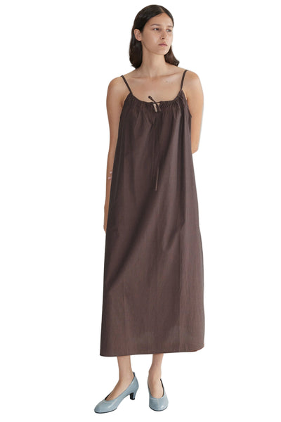 Deiji Studios Light Maxi Dress in Toast