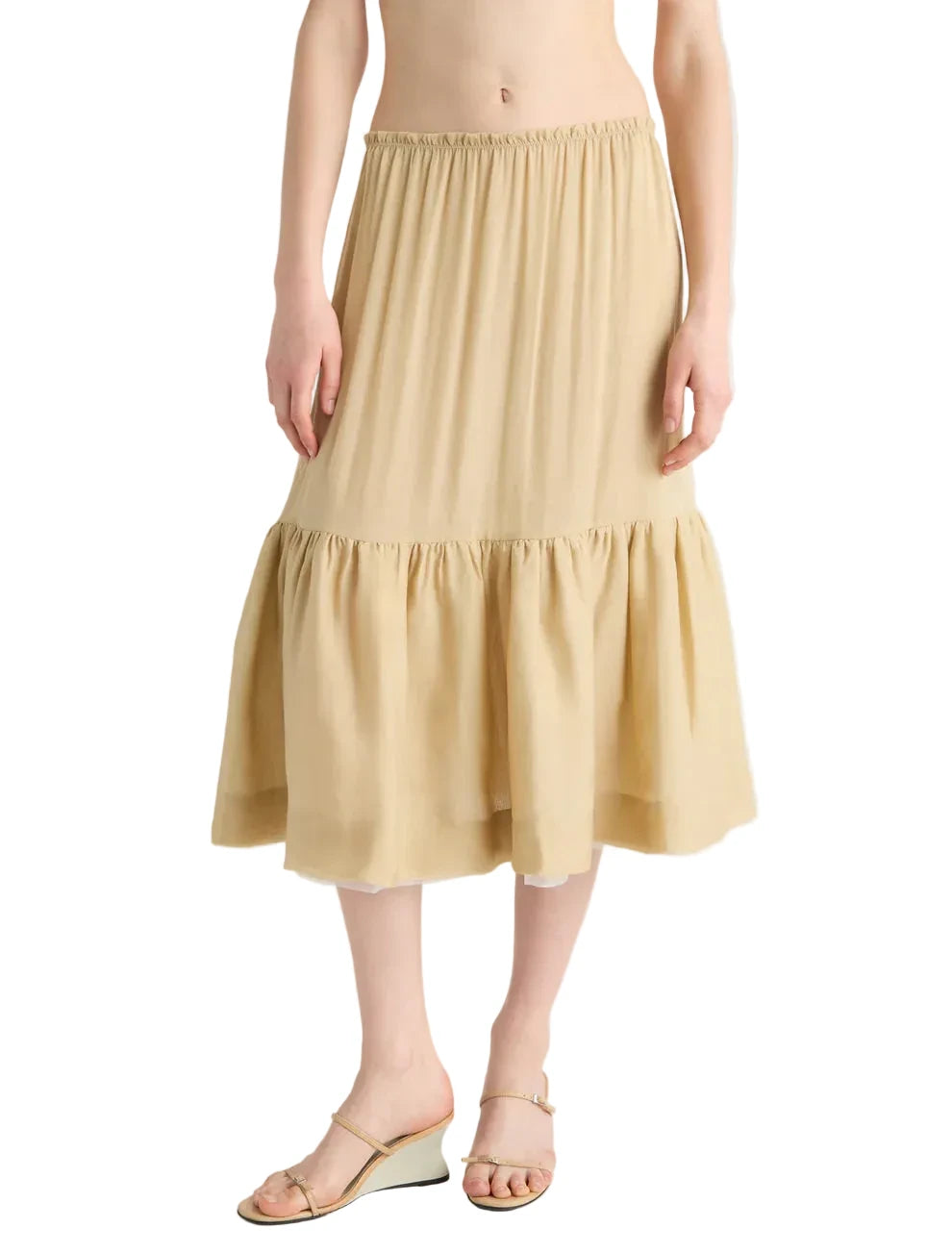 Paloma Wool Lamin Skirt in Ecru