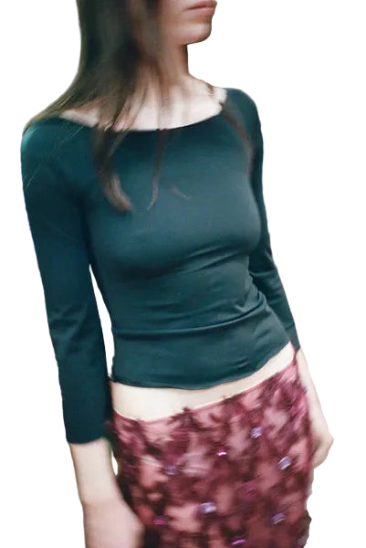 Maryam Nassir Zadeh Whisper Tee in Black