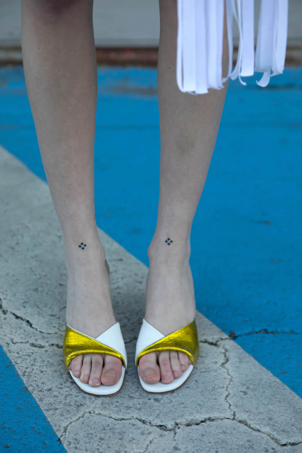 Maryam Nassir Zadeh Louise Heel in White Calf