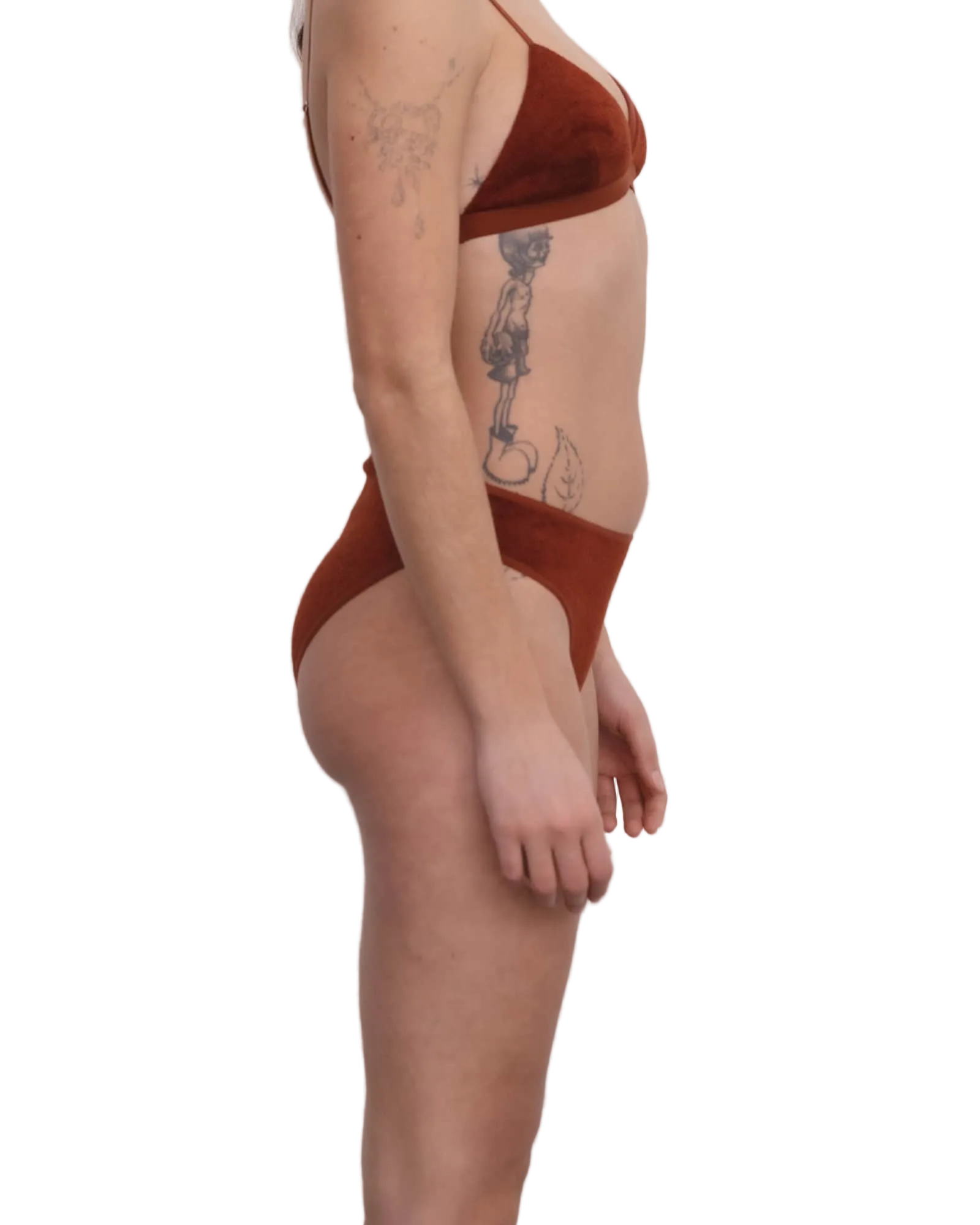 Baserange Bell Underwear in Red Velour