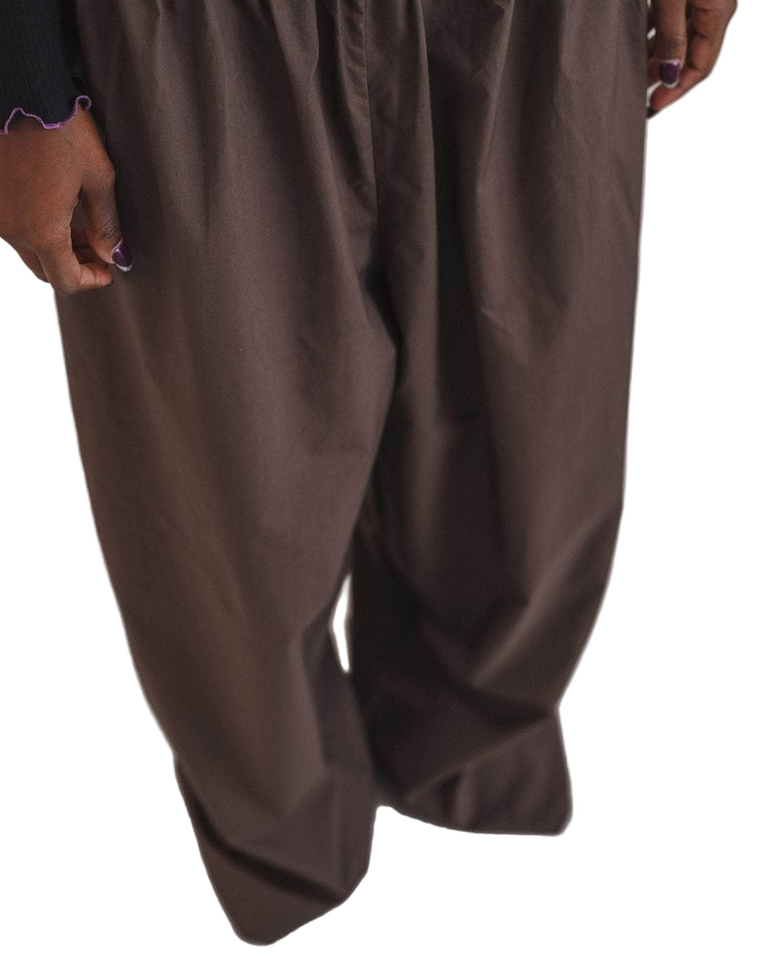Baserange Tin Pants in Mara Brown