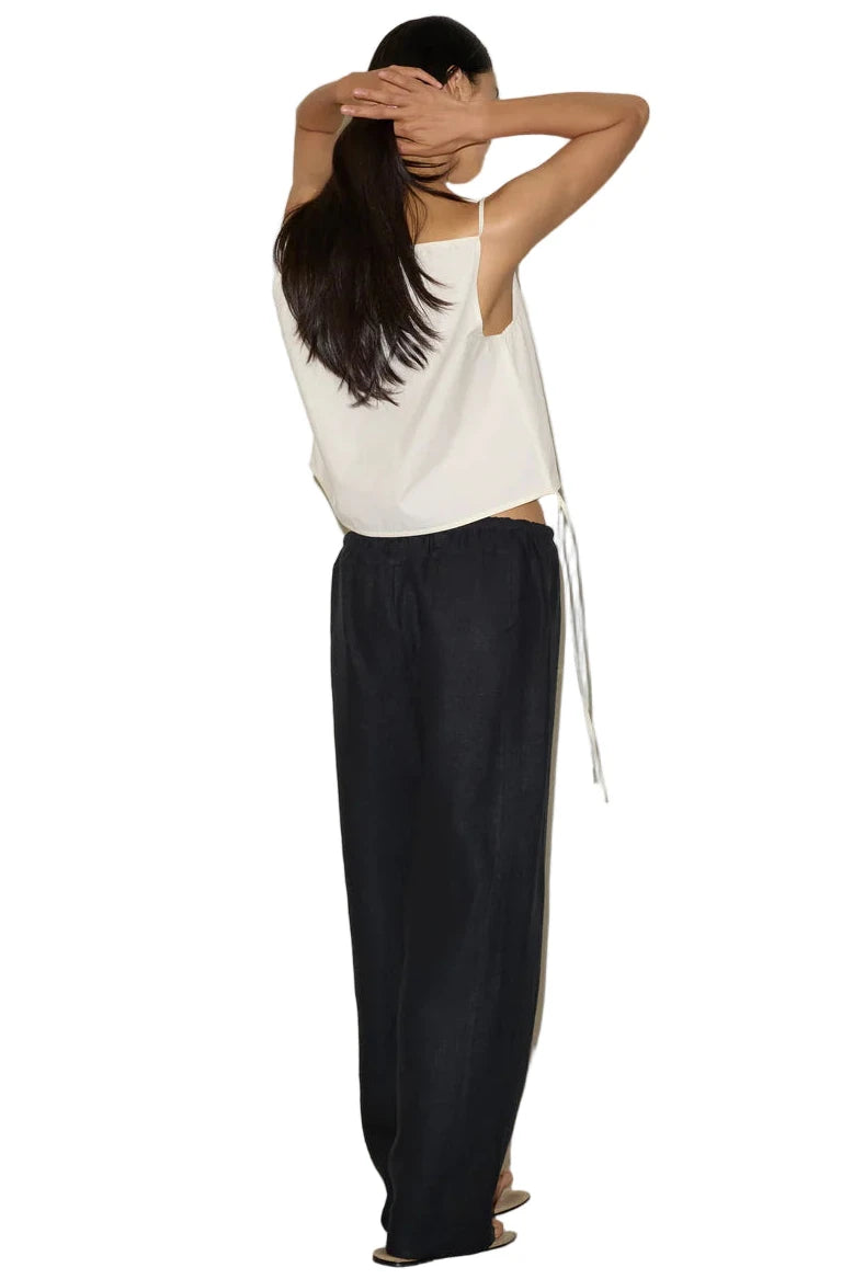 Deiji Studios Simple Top in Butter White