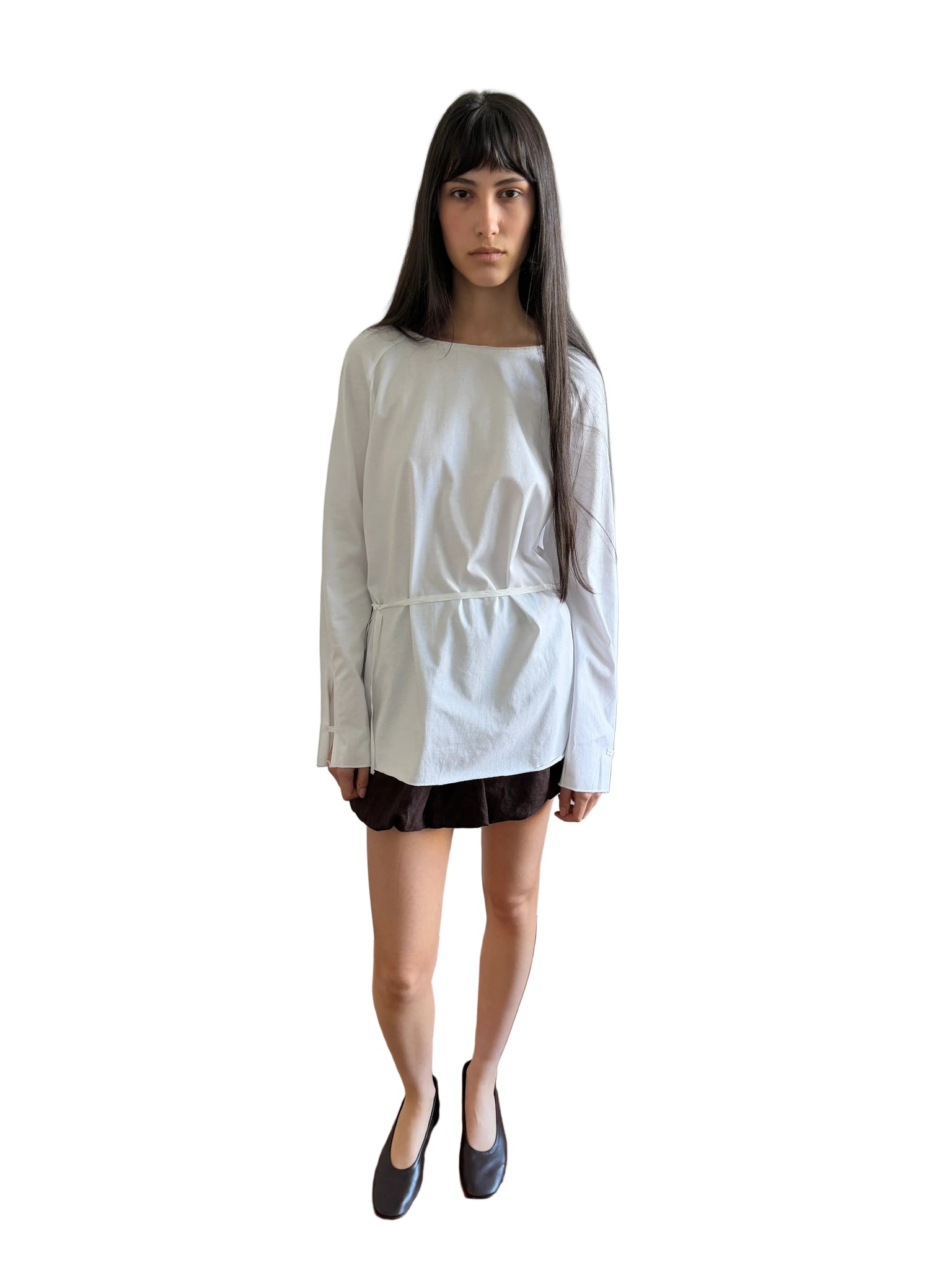 Deiji Studios Wided Long Sleeve in White