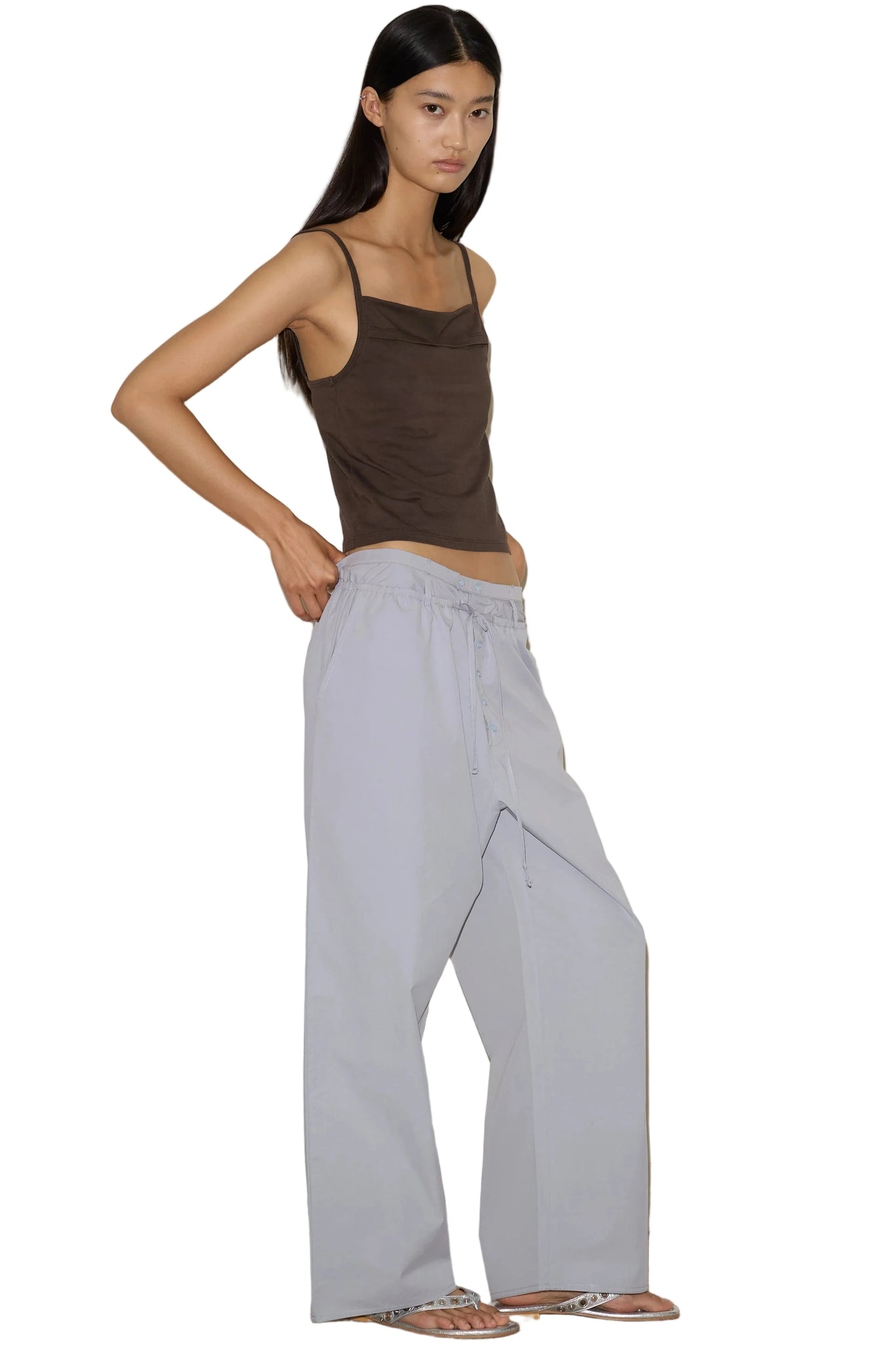 Deiji Studios Two Band Pant in Cornflower