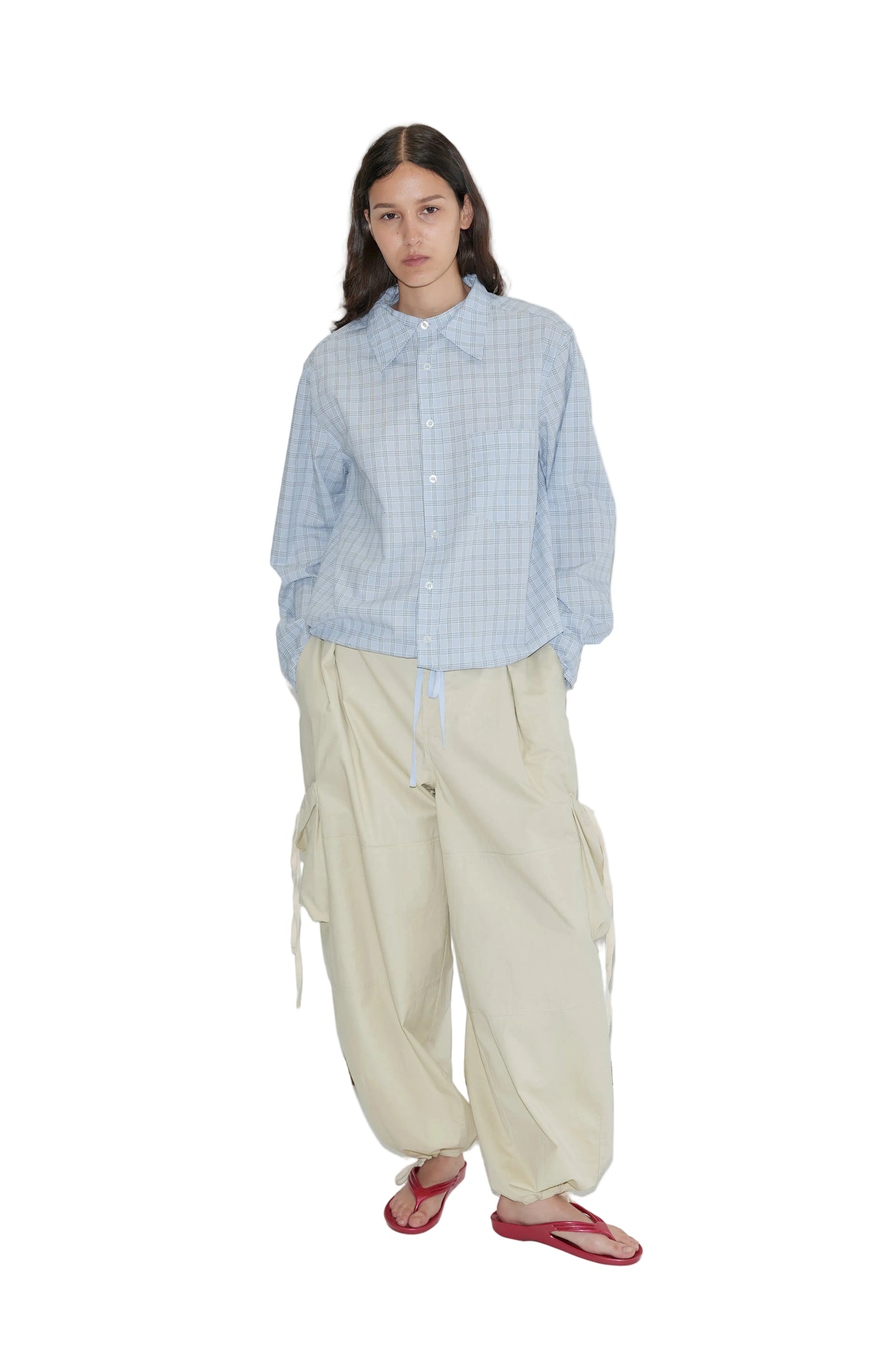 Deiji Studio Cargo Pant in Stone