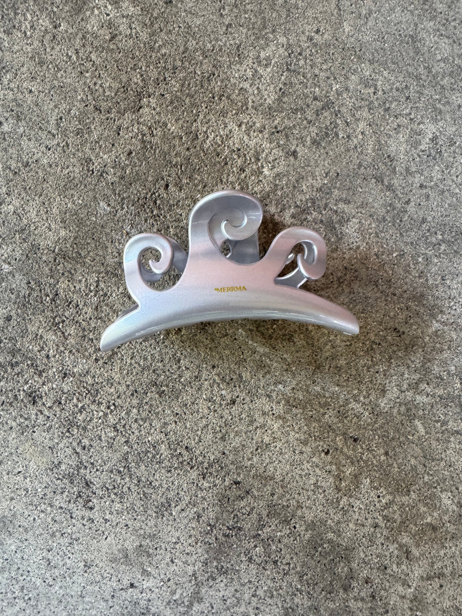 Merrma Earth in River Clip in Silver