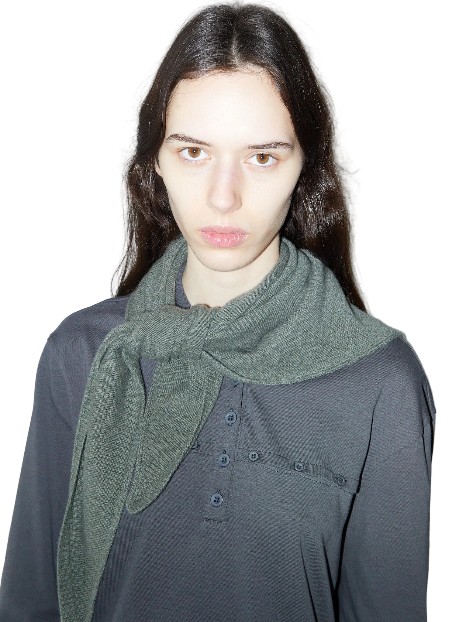 Paloma Wool Prima Scarf in Green Khaki