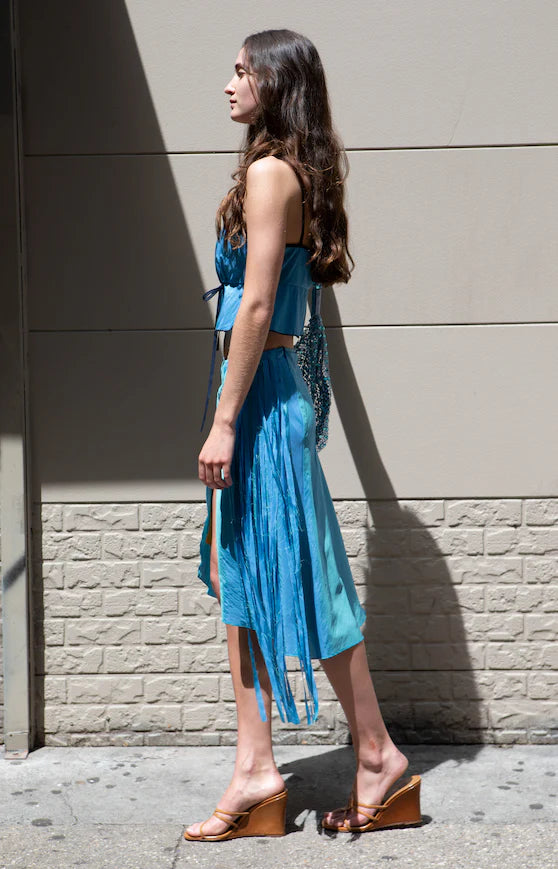 Maryam Nassir Zadeh Opera Wedge in Sella Patent