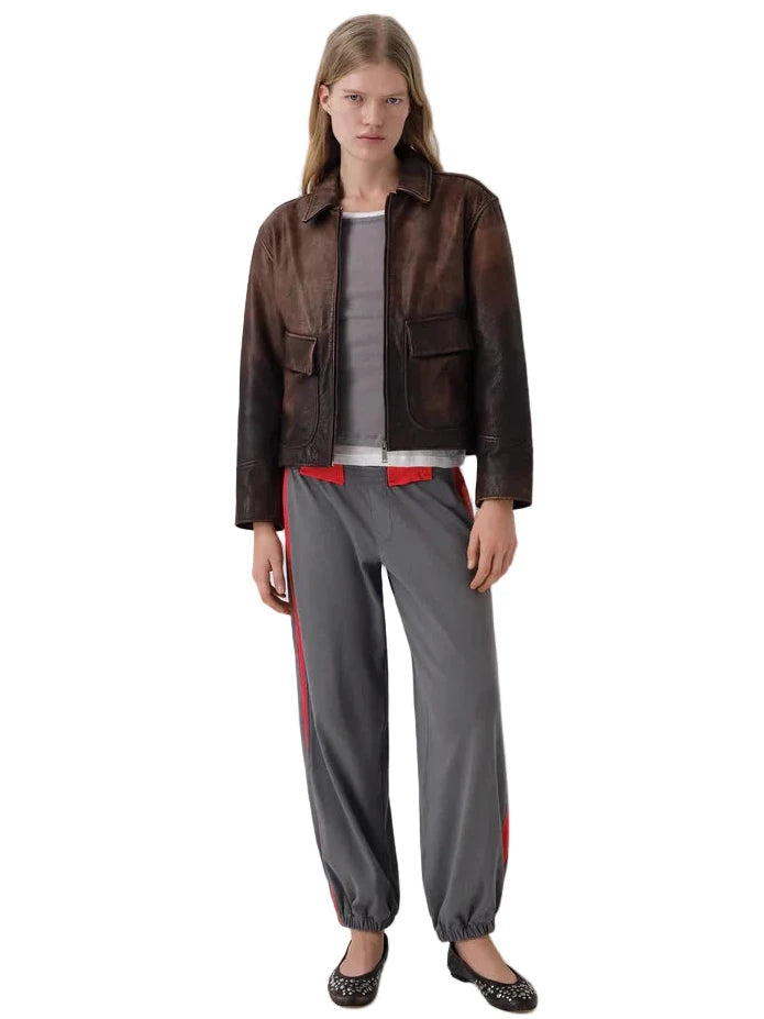 Gimaguas Emmanuelle Trousers in Grey/Red