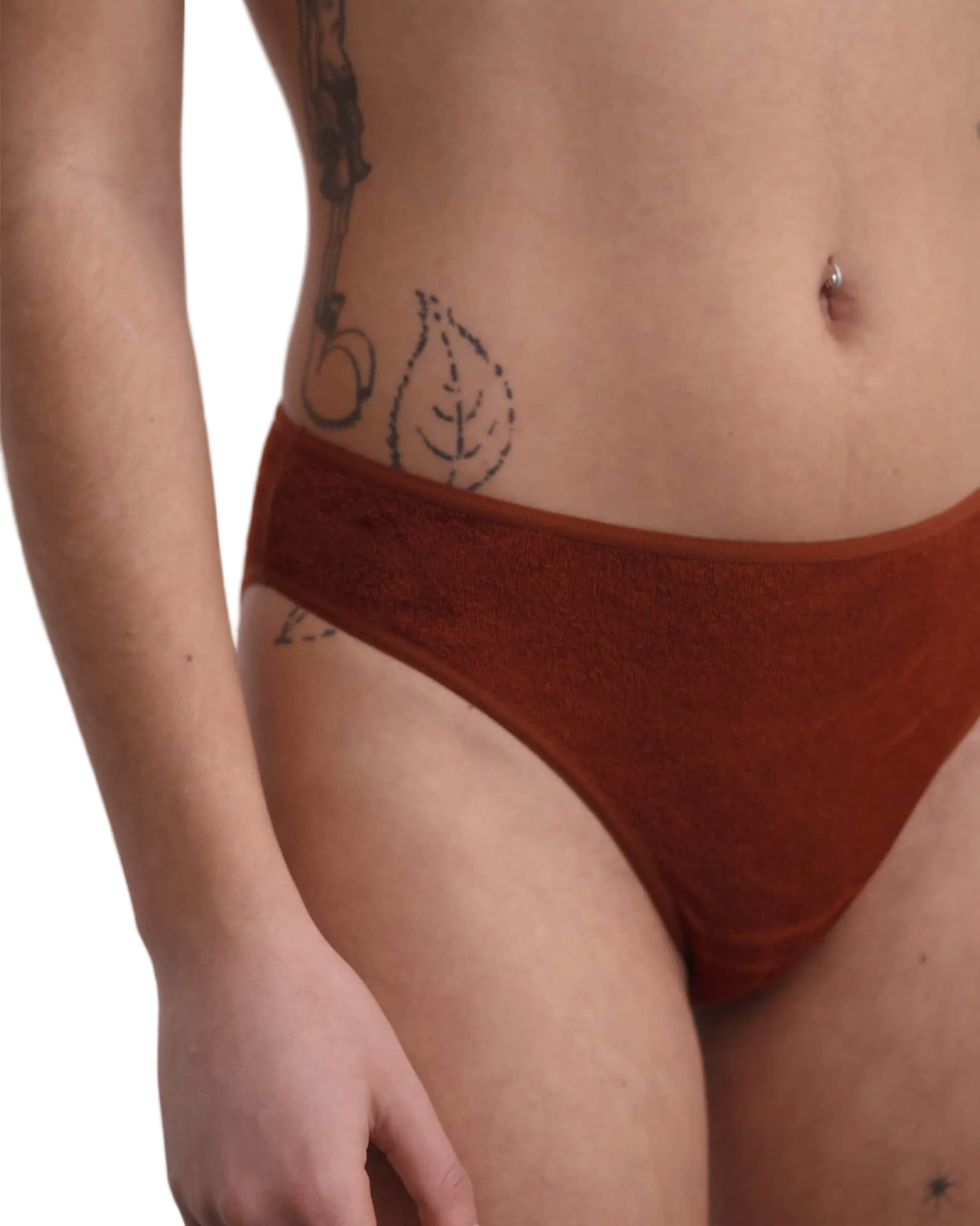 Baserange Bell Underwear in Red Velour