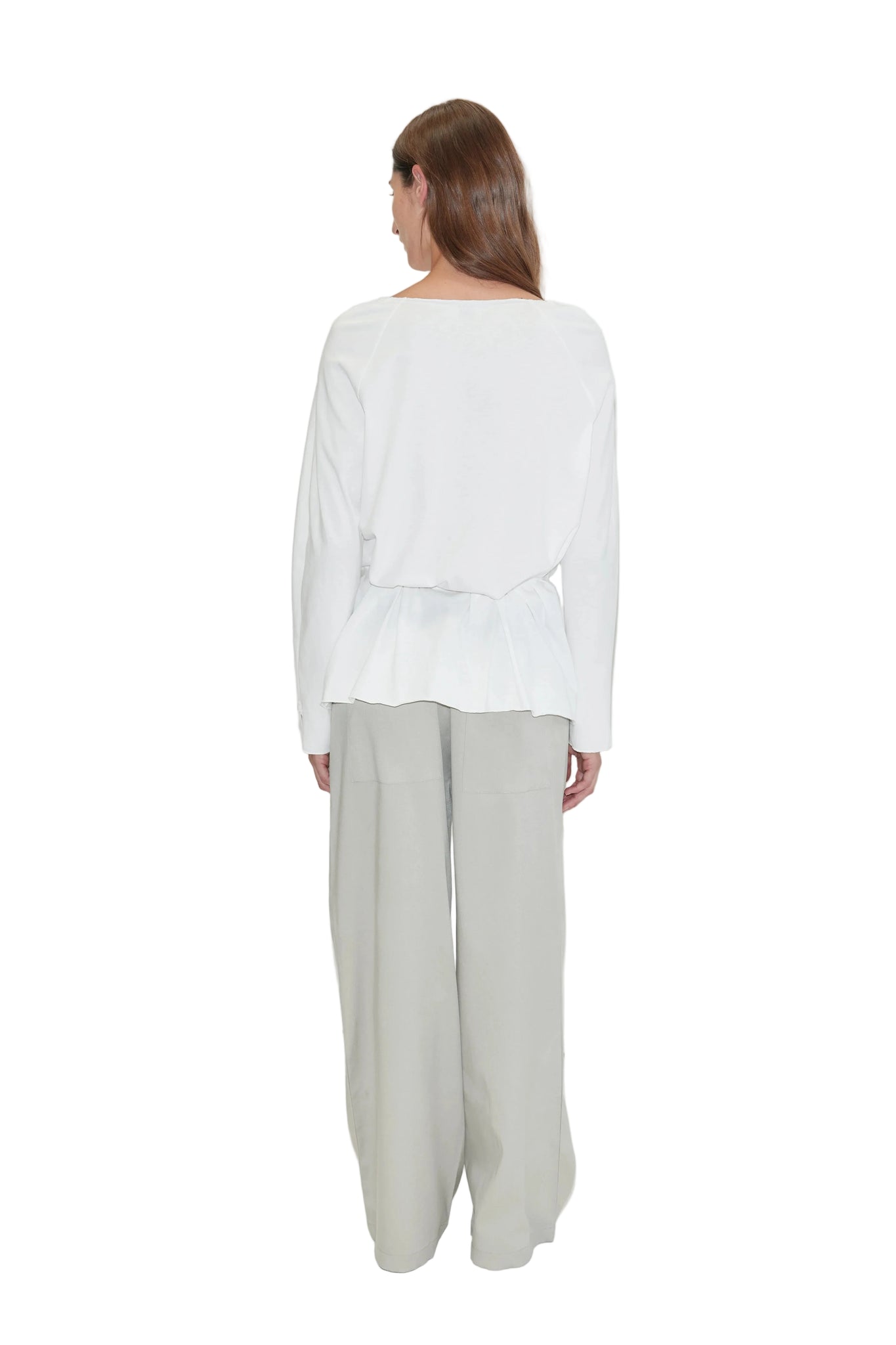 Deiji Studios Wided Long Sleeve in White