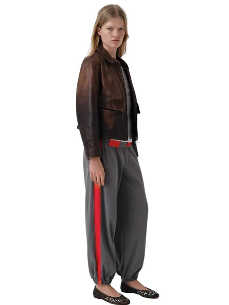 Gimaguas Emmanuelle Trousers in Grey/Red