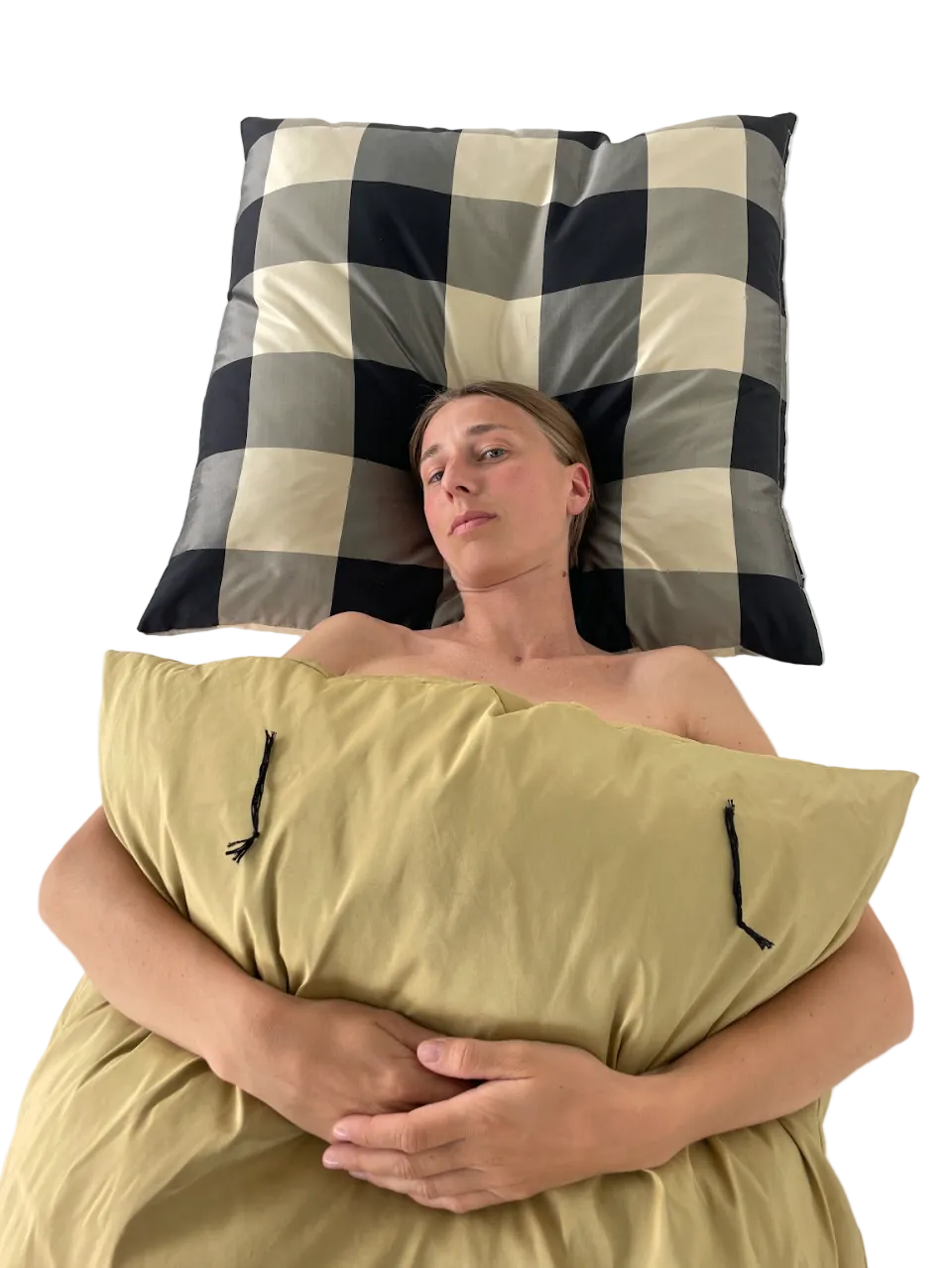 Pien Pillow Cover in Mustard