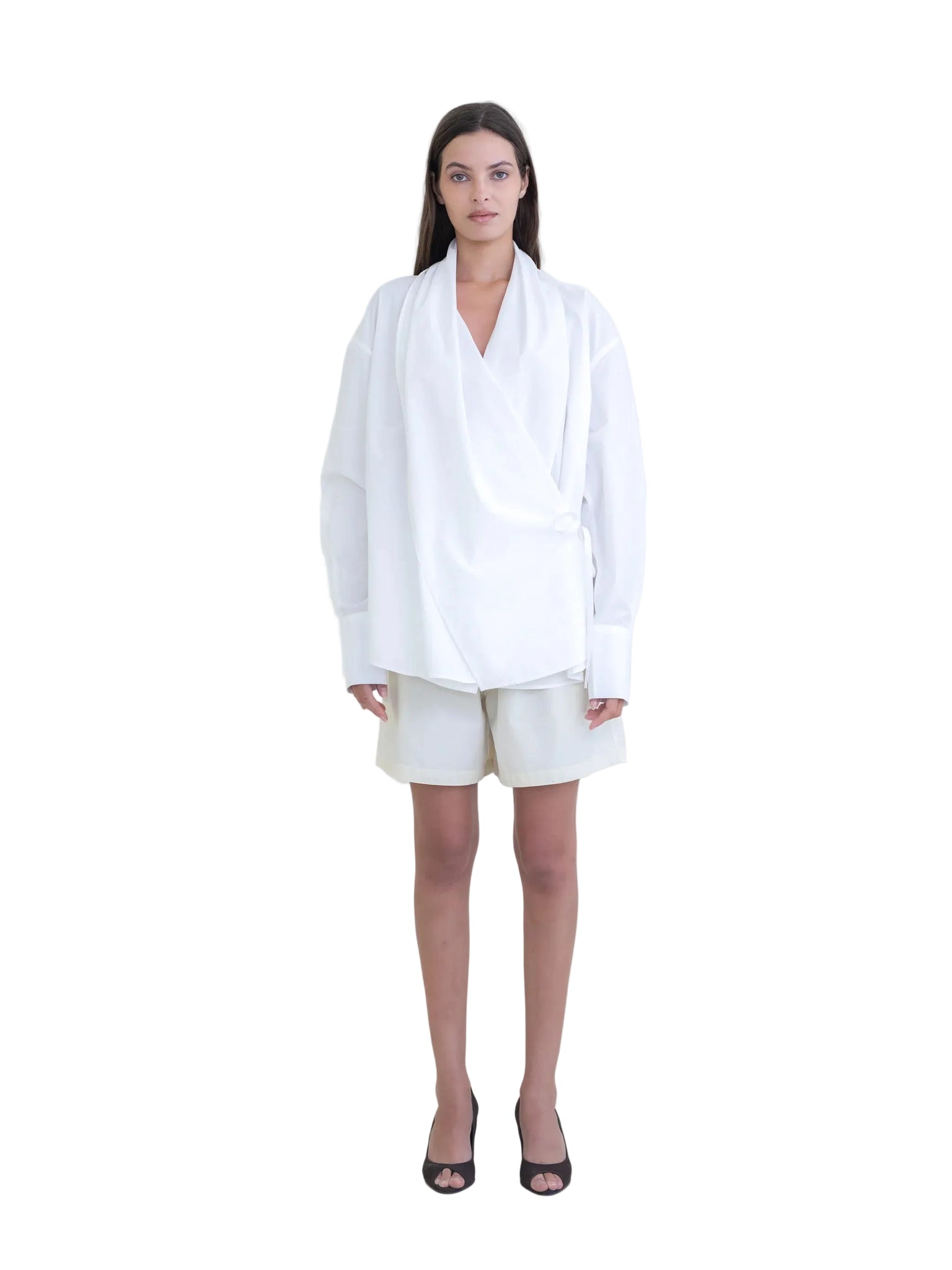 BELLE ANNA Leandra Shirt in White