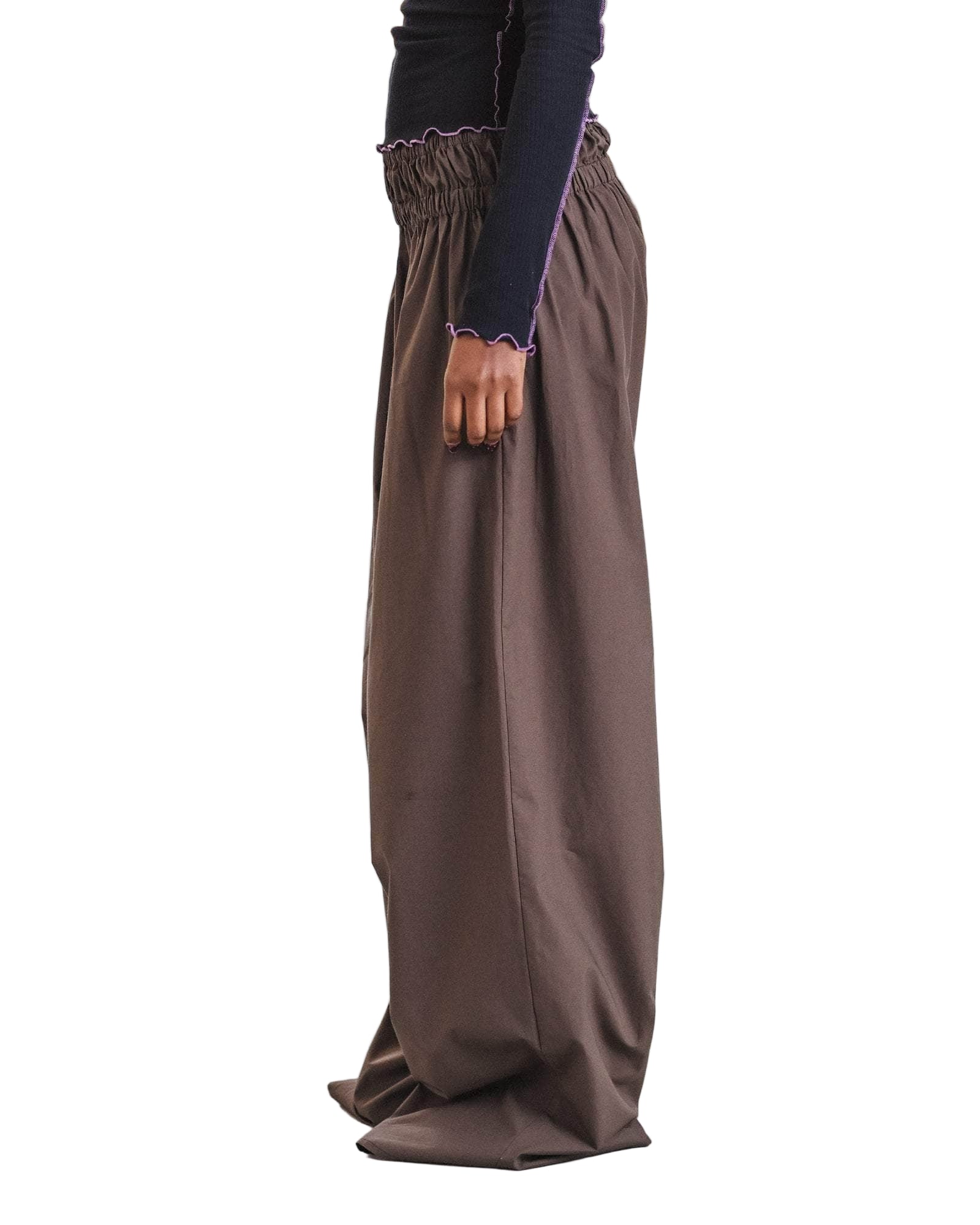 Baserange Tin Pants in Mara Brown