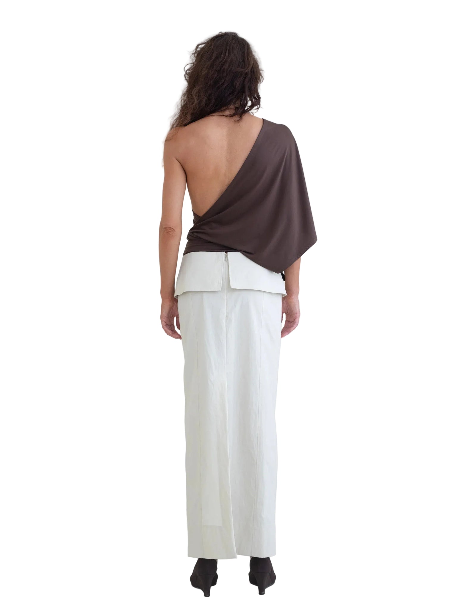 BELLE ANNA Arden Top in Brown
