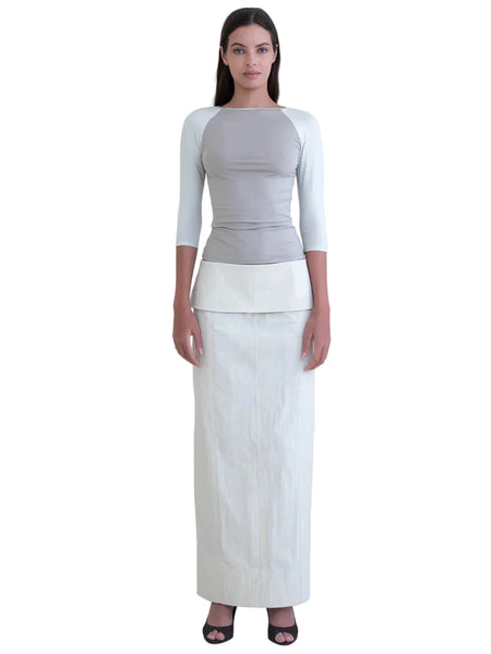 BELLE ANNA Raglan Top in Lichen