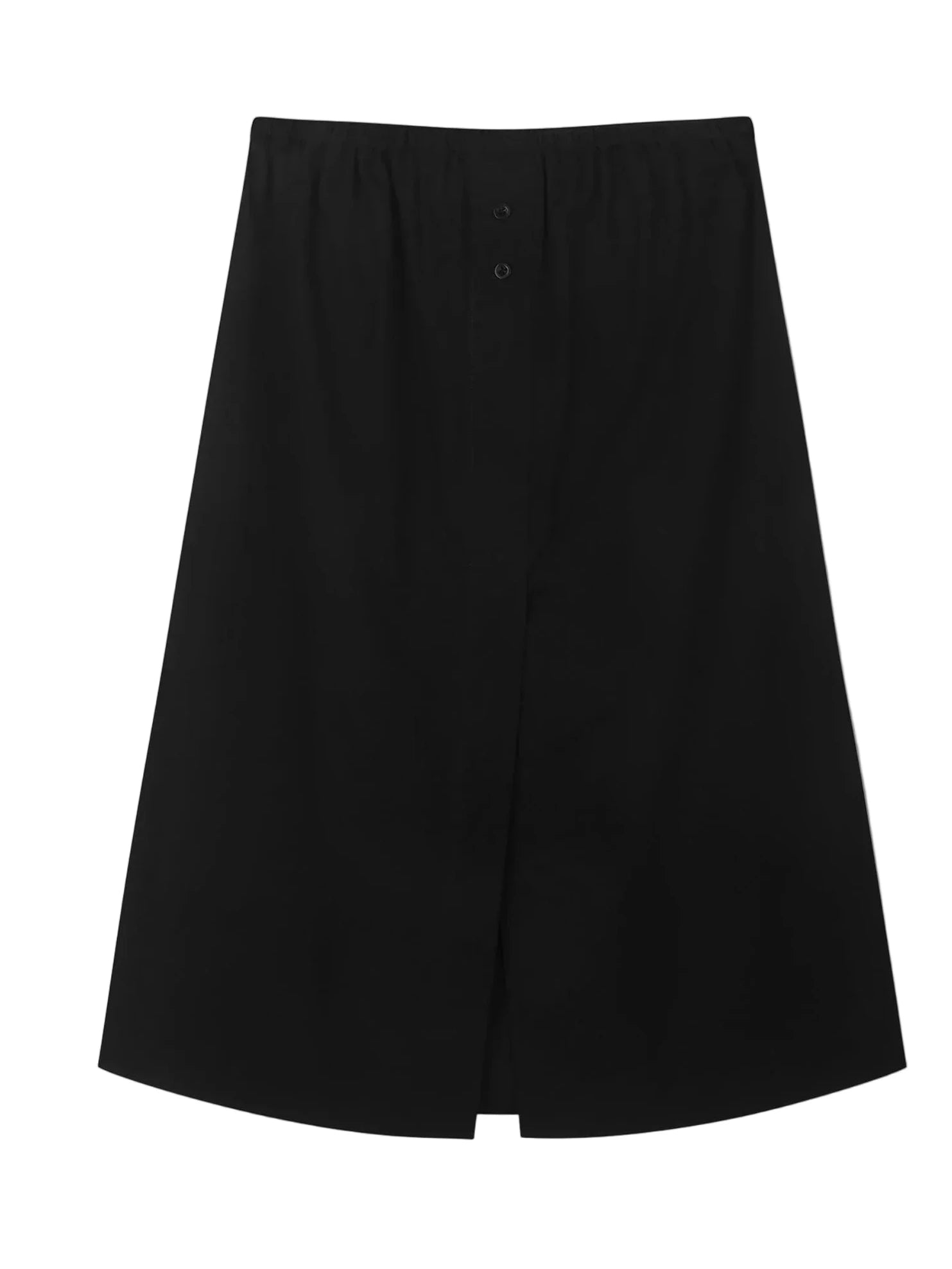 Deiji Studios Overlap Skirt in Black