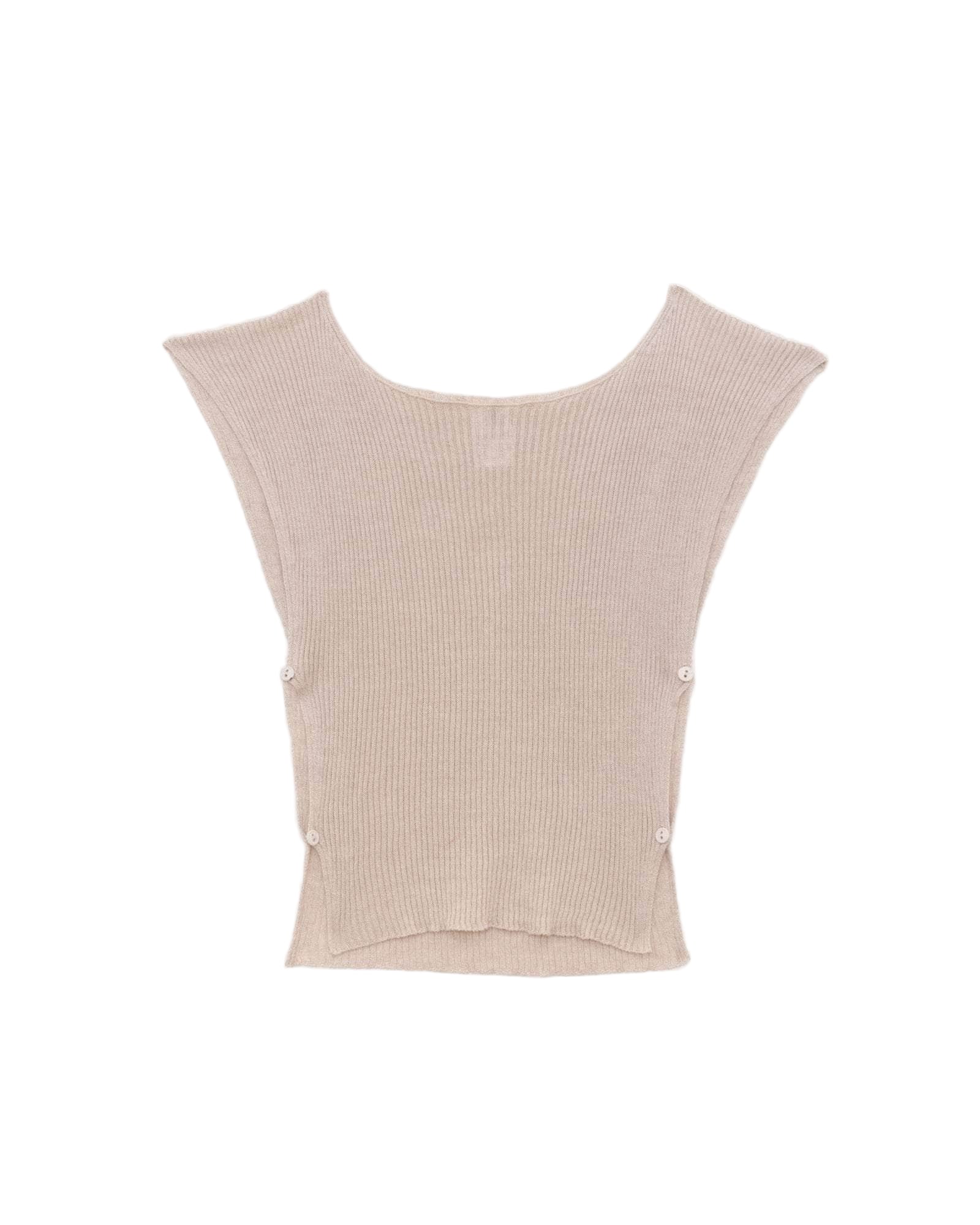 Baserange Franca Top in Lata Beige