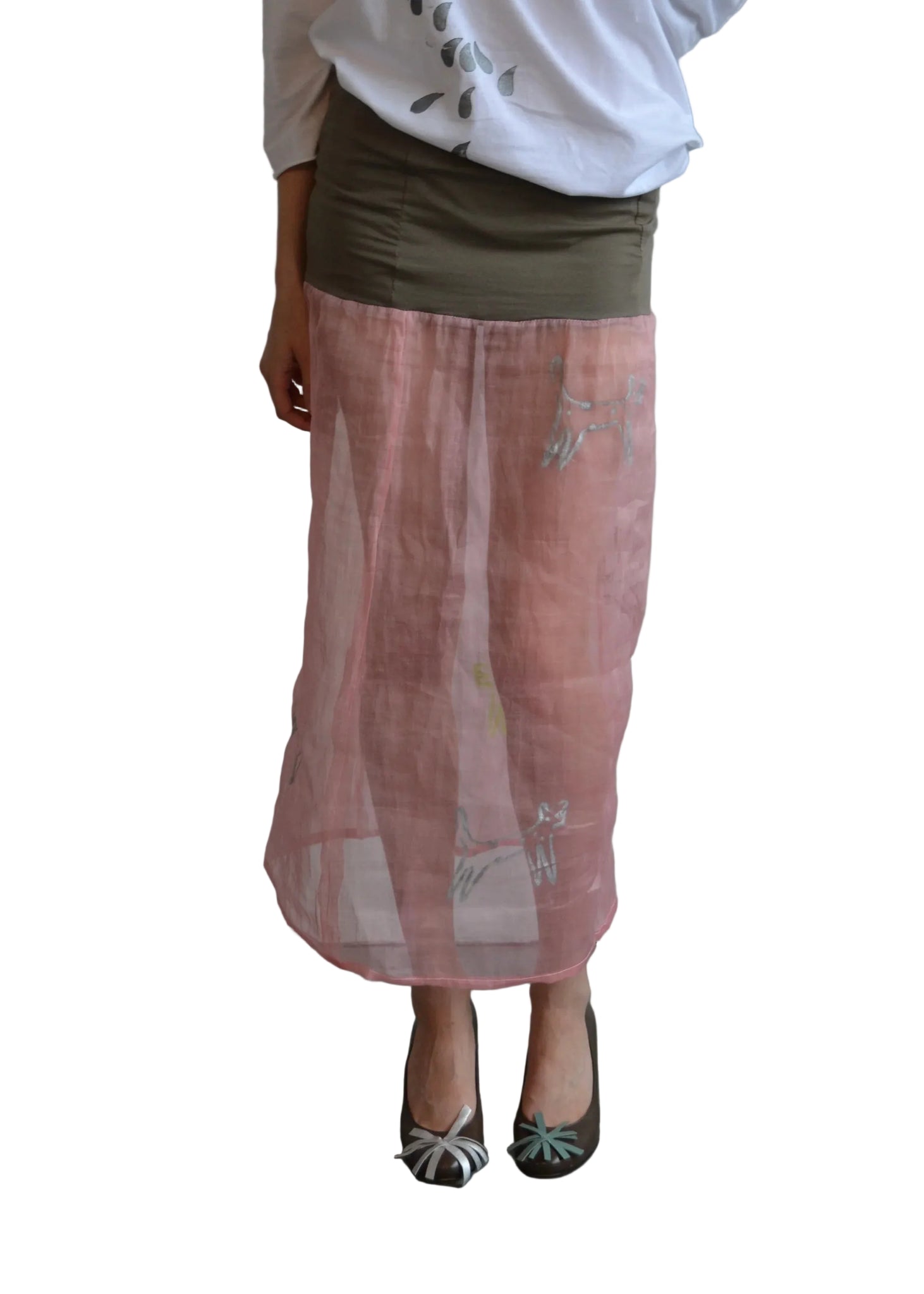 Everyone's Mother Dog Skirt in Rose