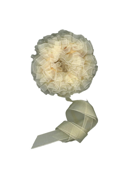 Merrma Earth Pleated Ruffle Scrunchie in Nomura