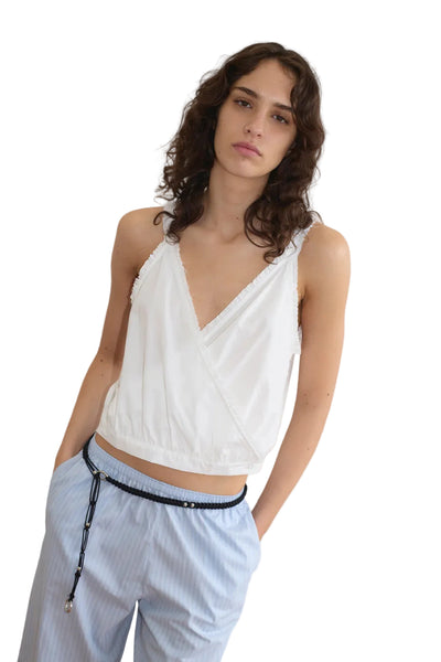 Deiji Studios Overlie Top in White