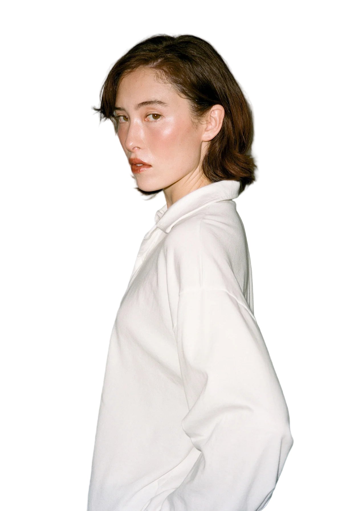 Gil Rodriguez Lauren Collared Shirt in White
